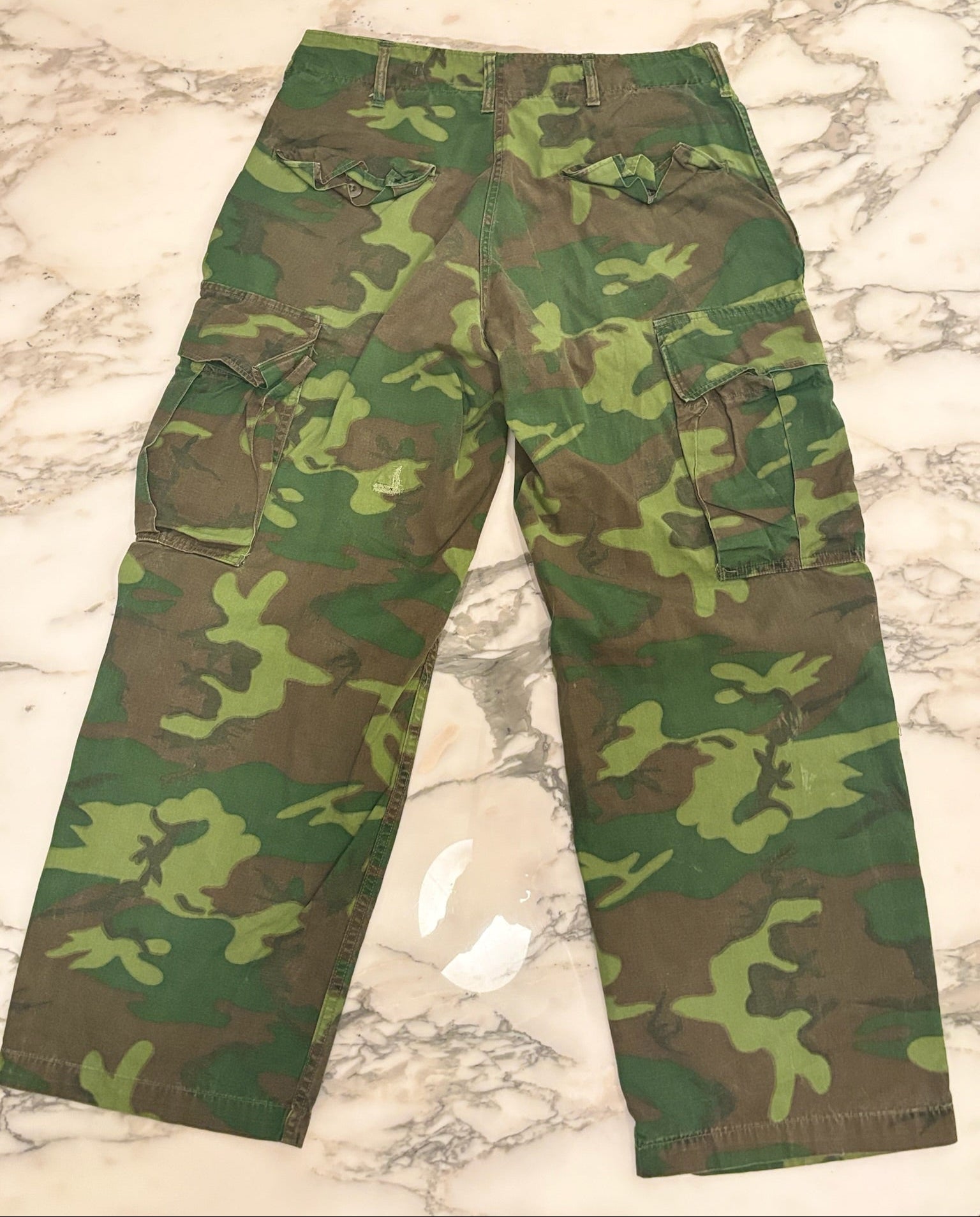 Rare 1960s Non-Ripstop ERDL Camo Jungle Pants