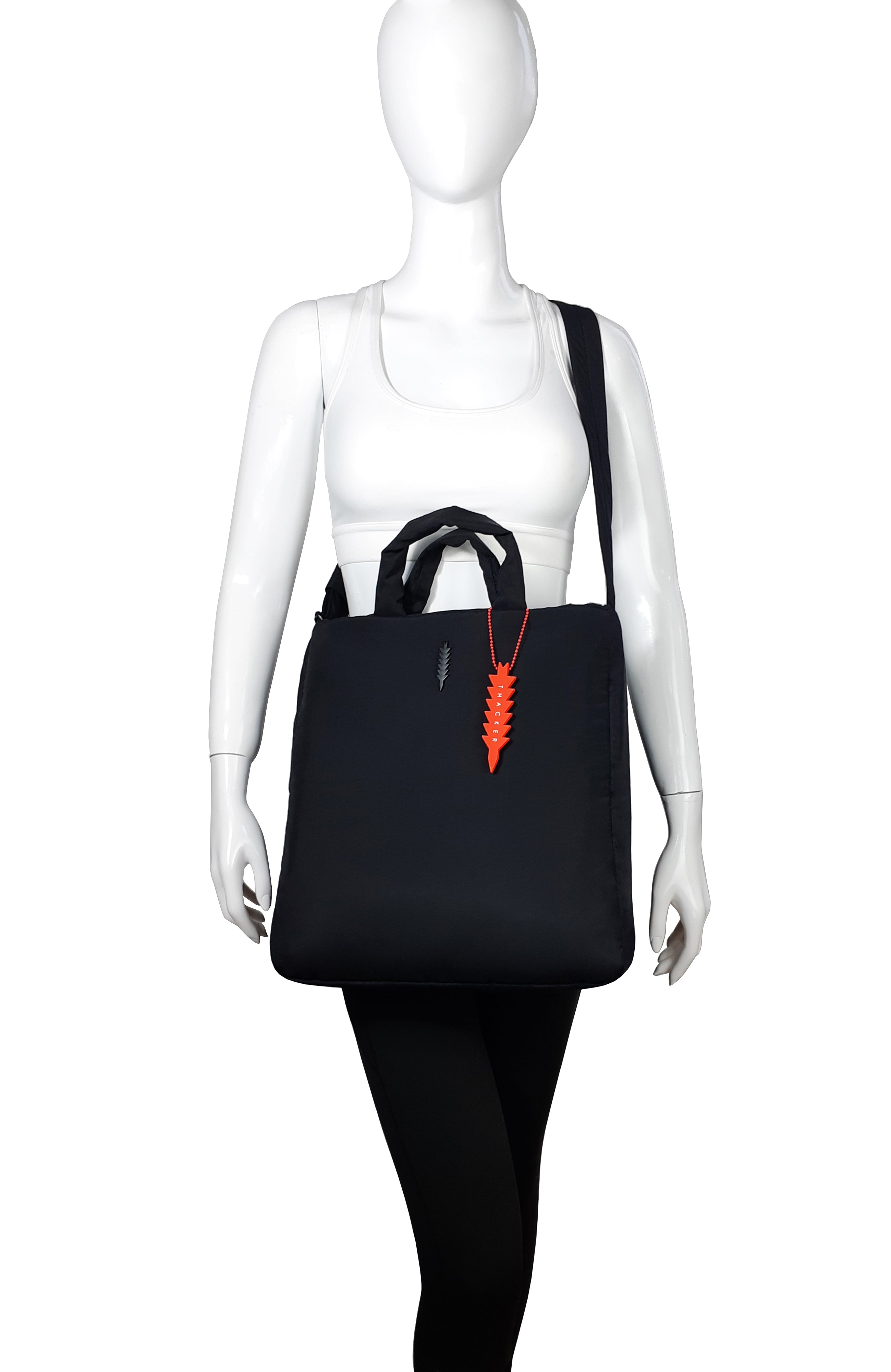 Cloud Messenger Tote | Black