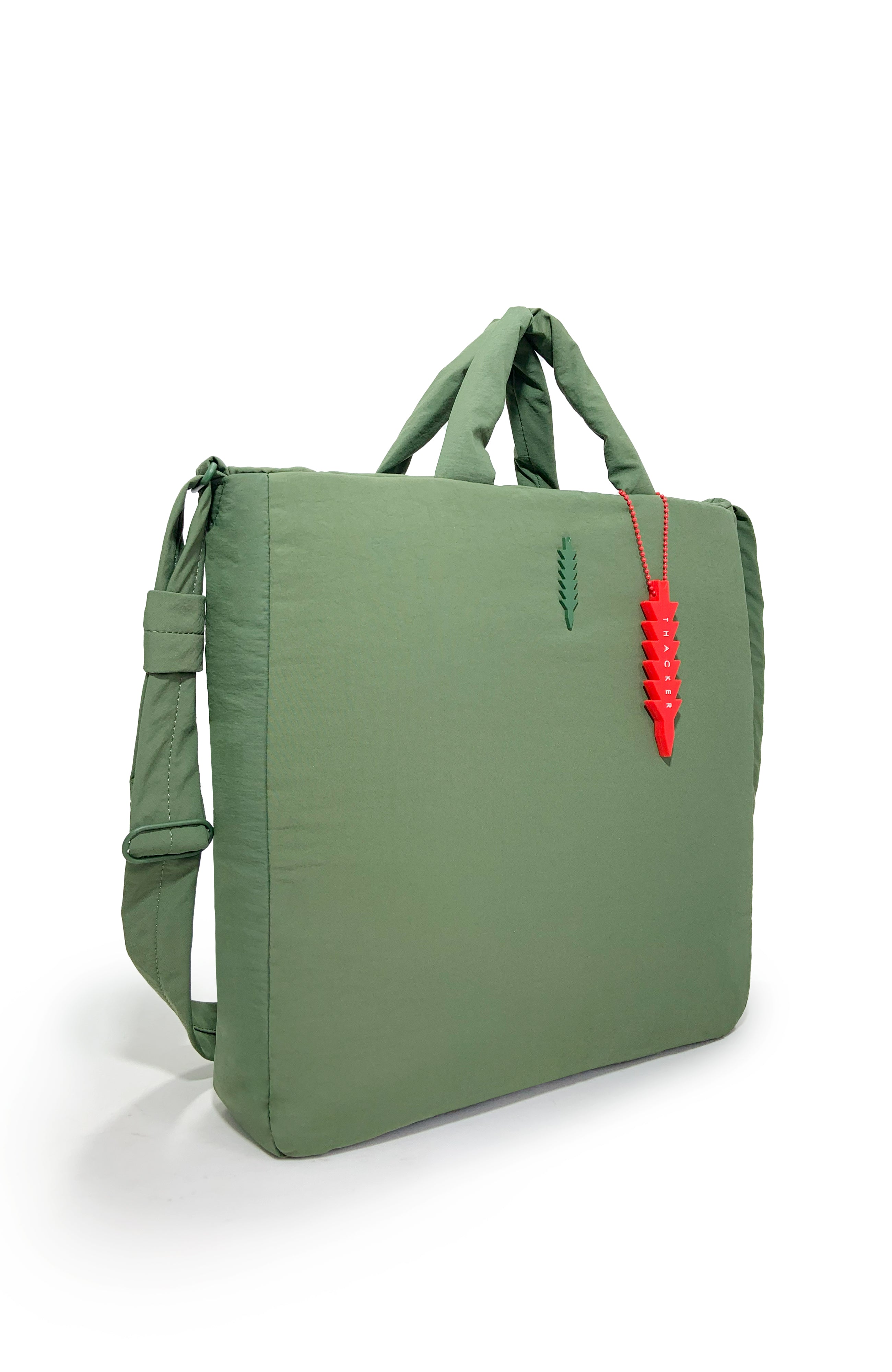 Cloud Messenger Tote | Forest