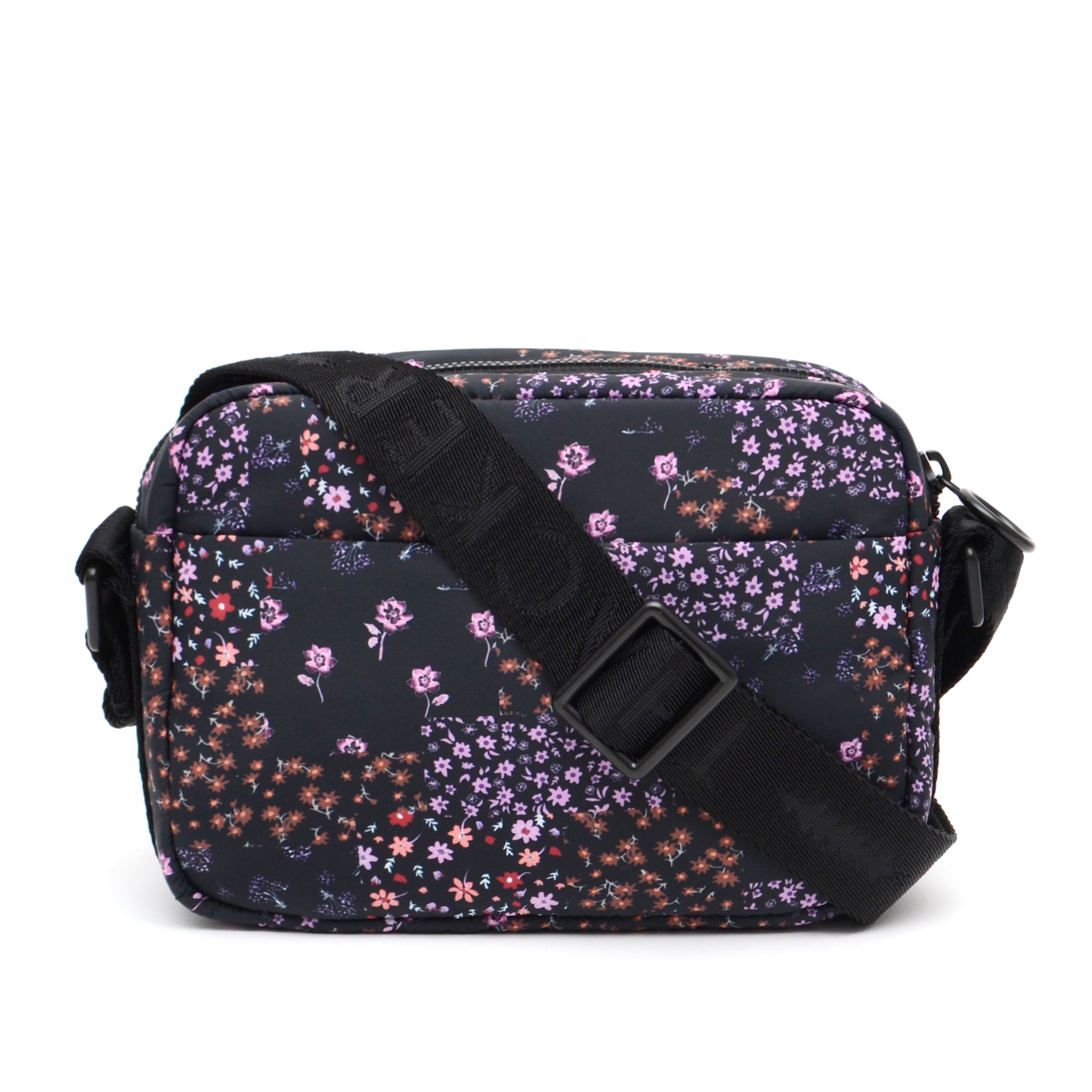 Feather camera Belt Bag | Black Rose Nylon