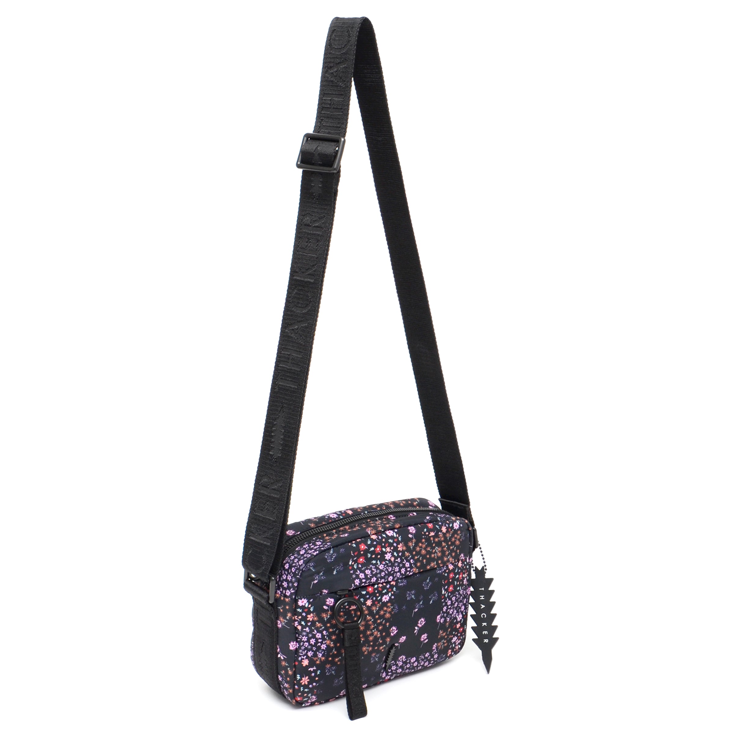 Feather camera Belt Bag | Black Rose Nylon