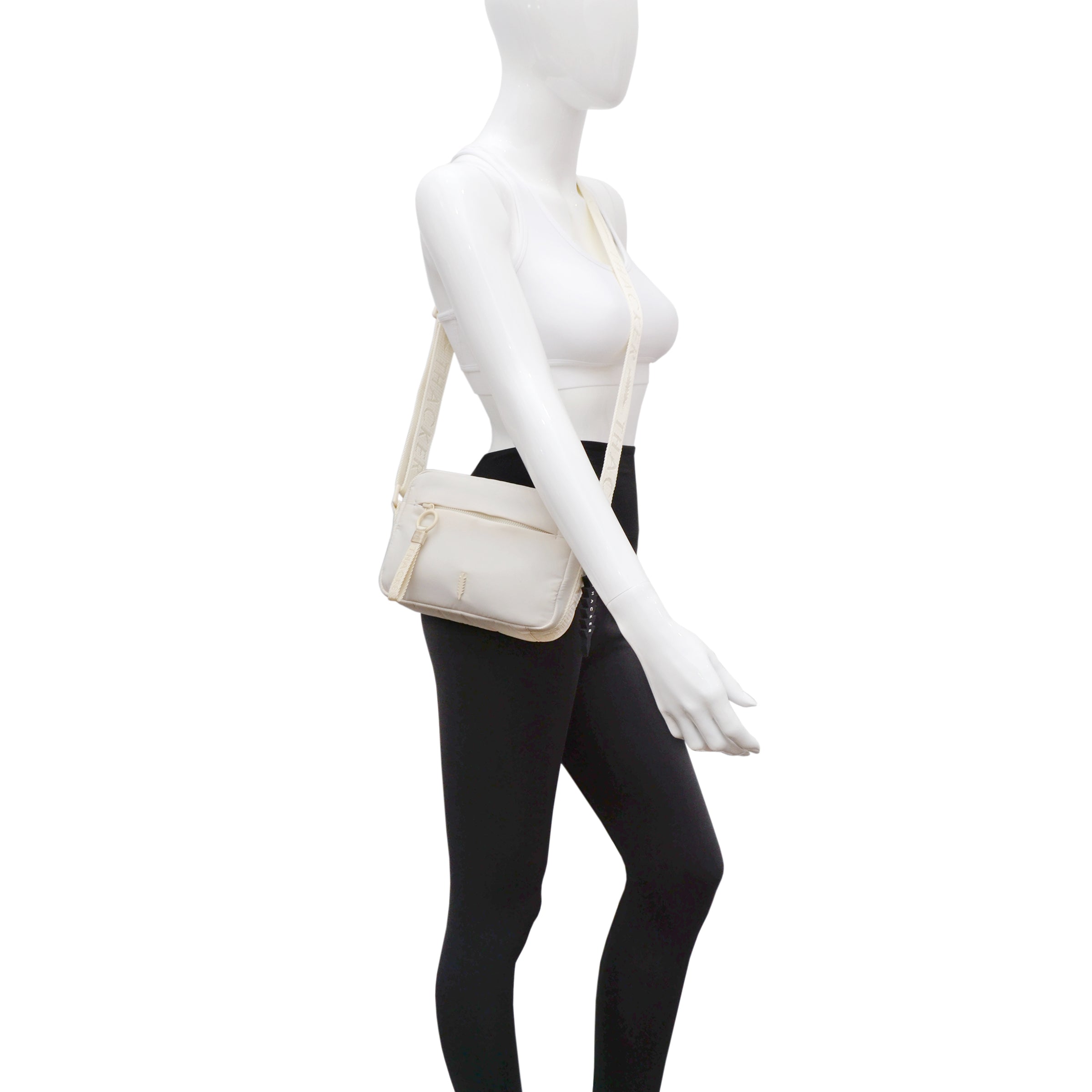 Feather camera Belt Bag | Cream Nylon