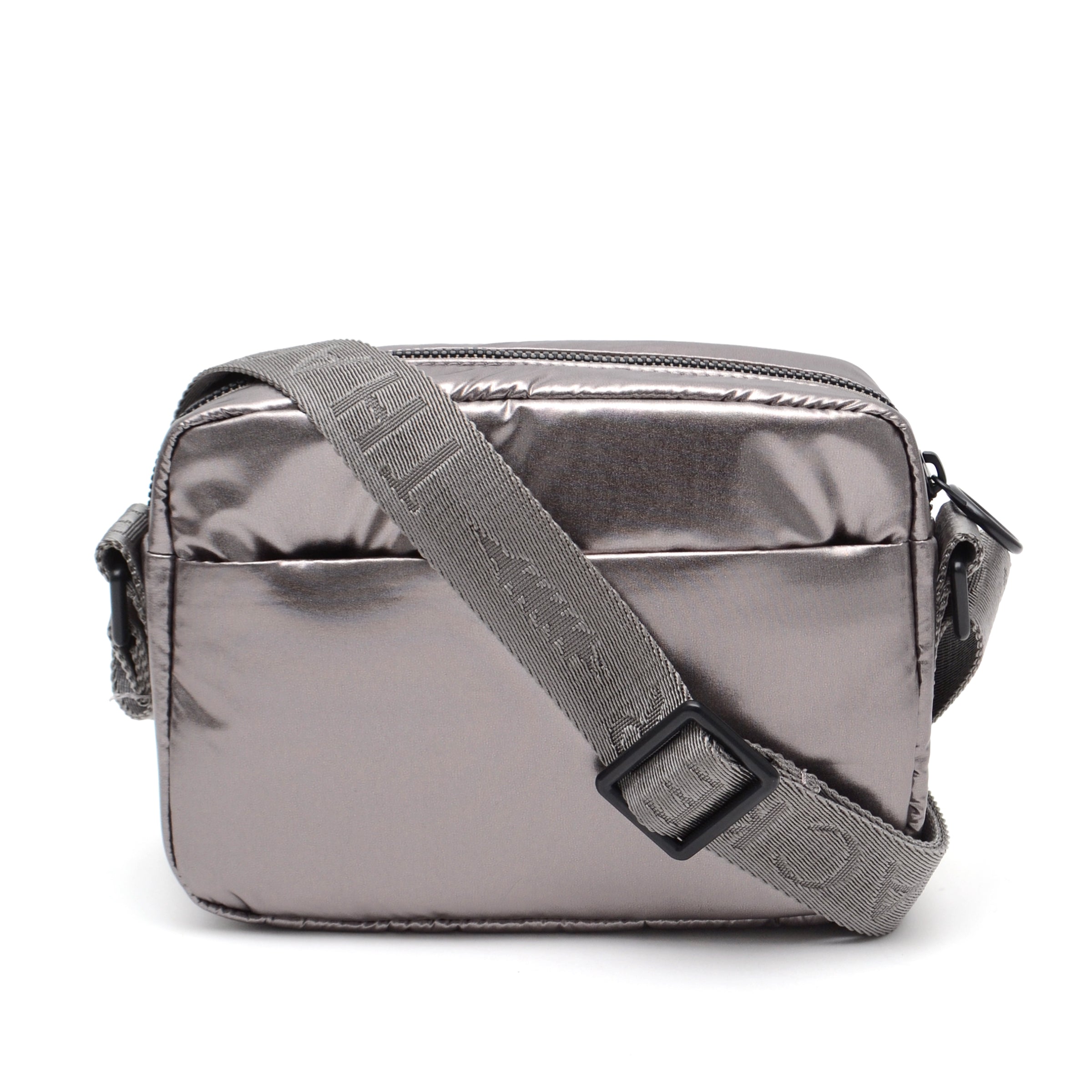 Feather camera bag | Pewter Nylon