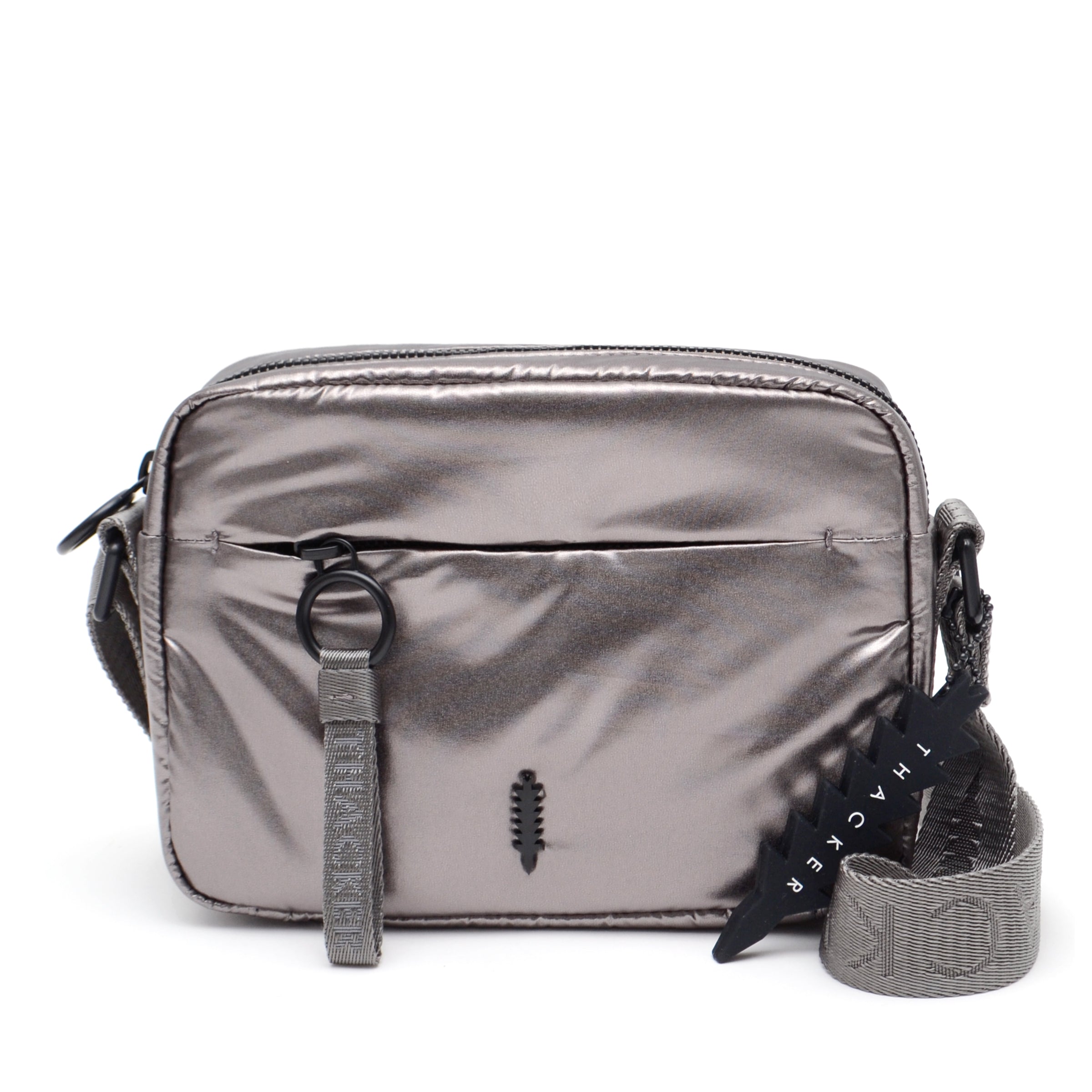 Feather camera bag | Pewter Nylon