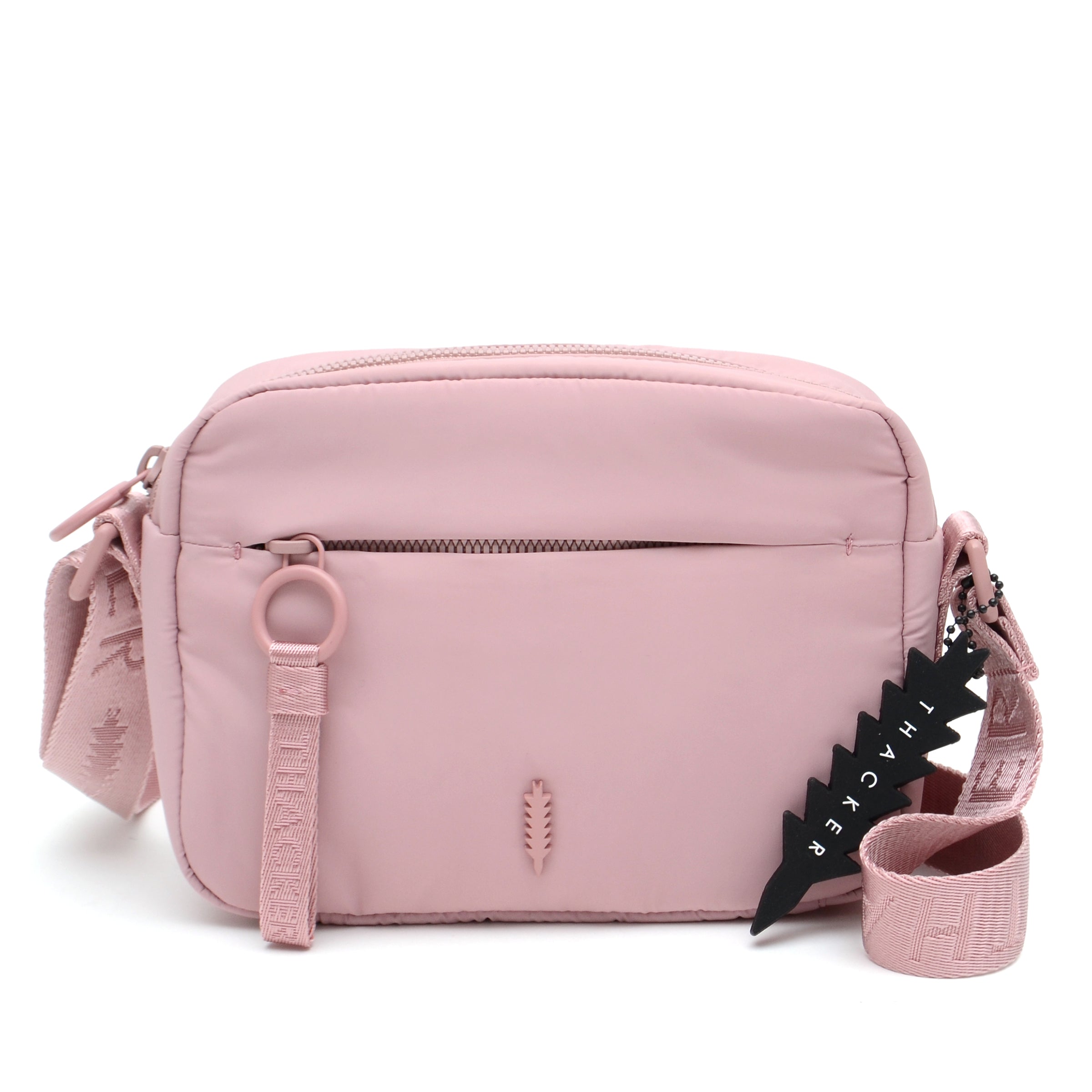 Feather camera Belt Bag | Rose Blush Nylon