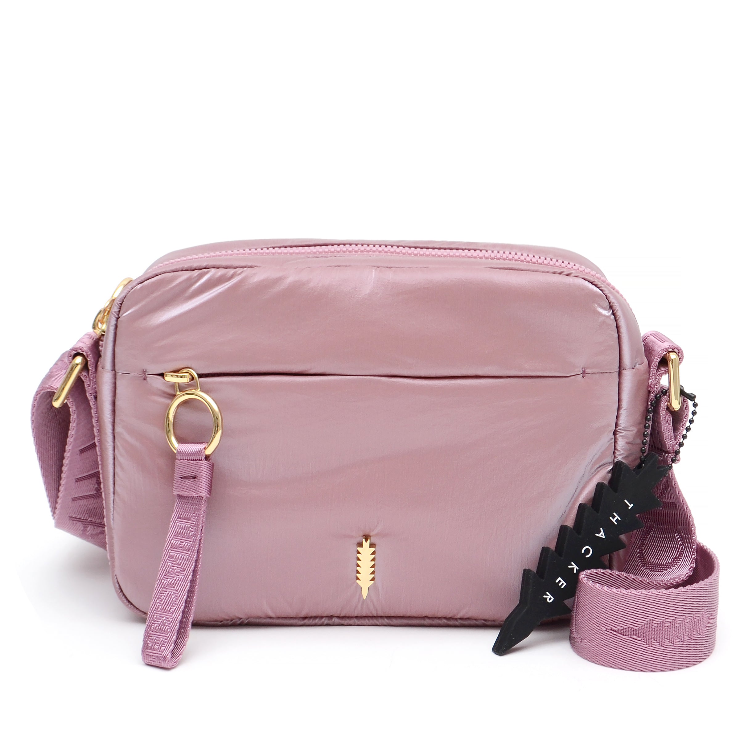 Feather camera Belt Bag | Rosewood