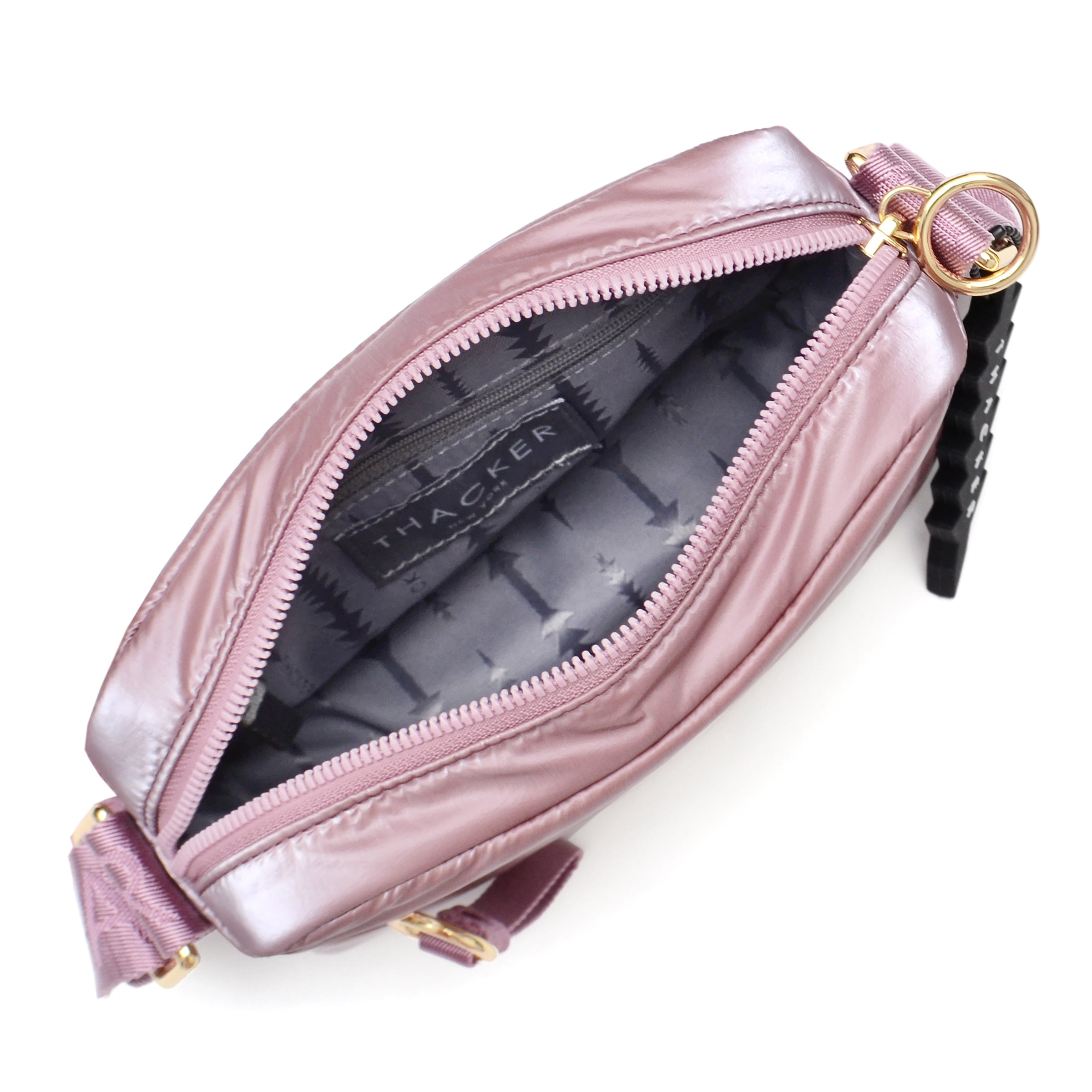 Feather camera Belt Bag | Rosewood