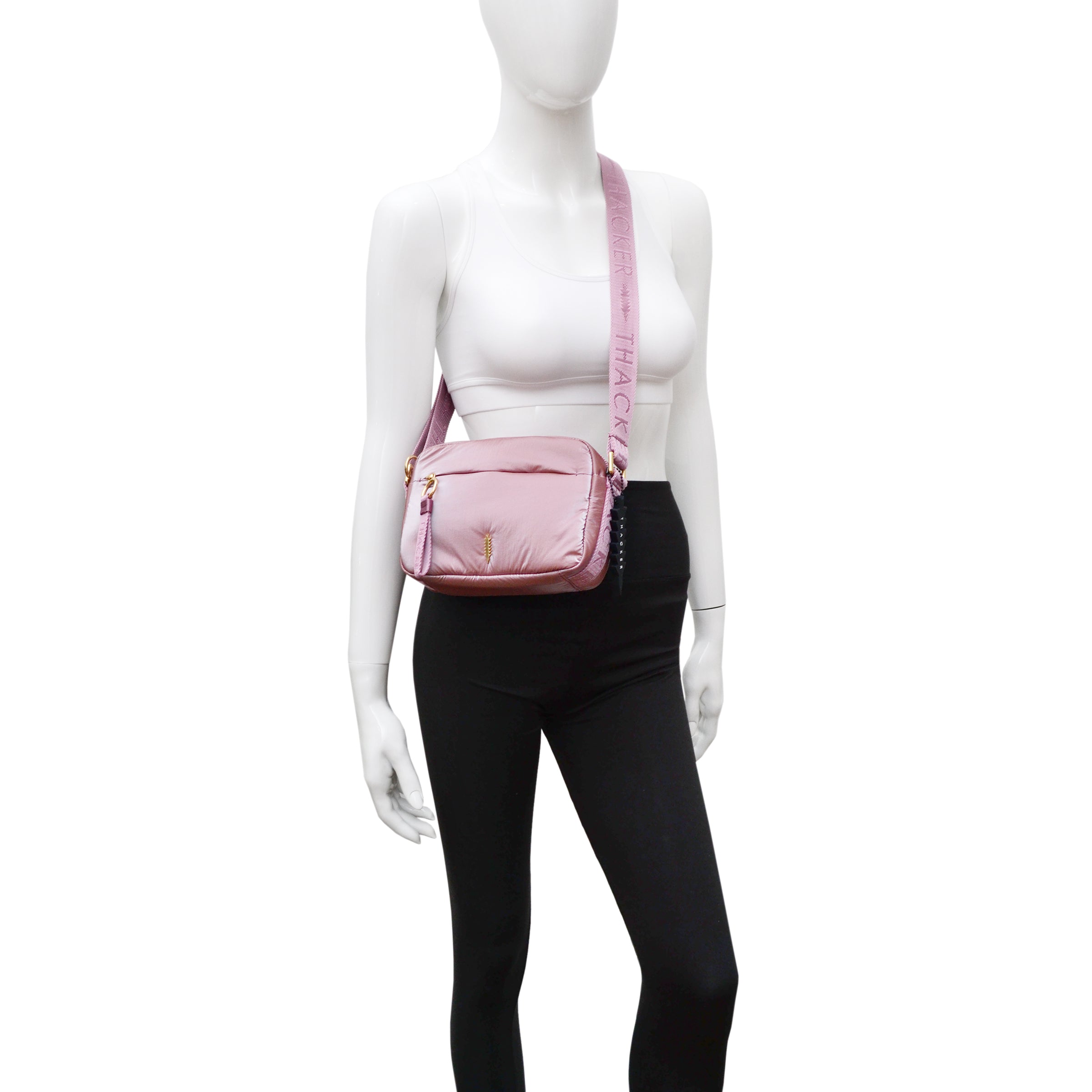 Feather camera Belt Bag | Rosewood
