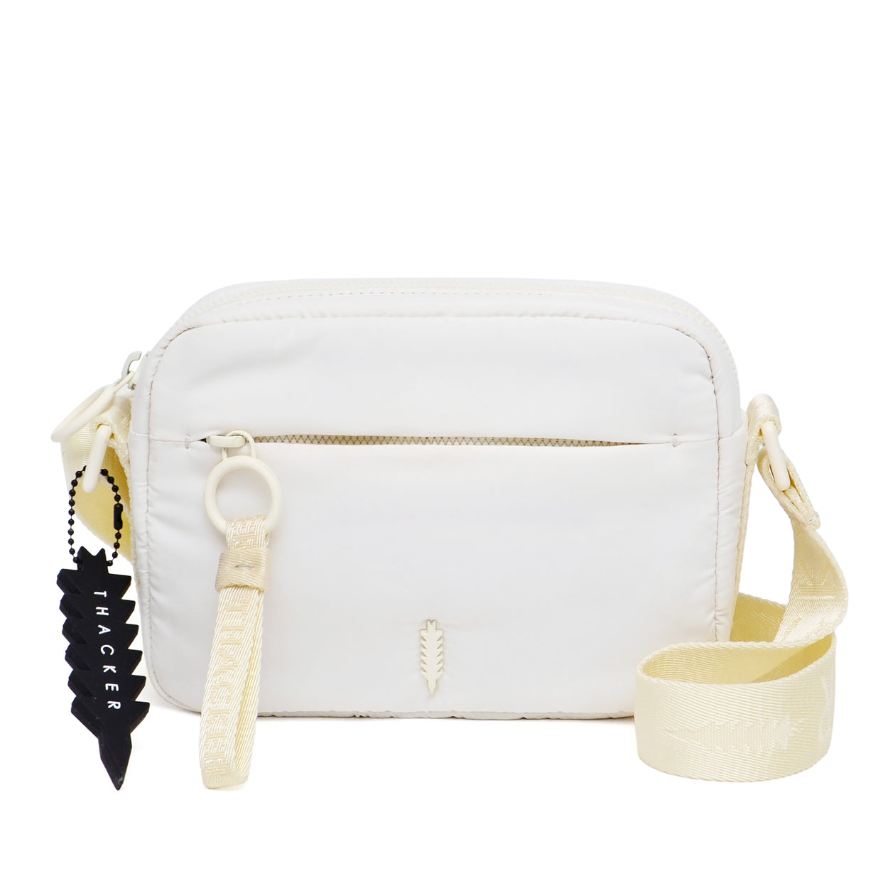 Feather camera Belt Bag | Cream Nylon