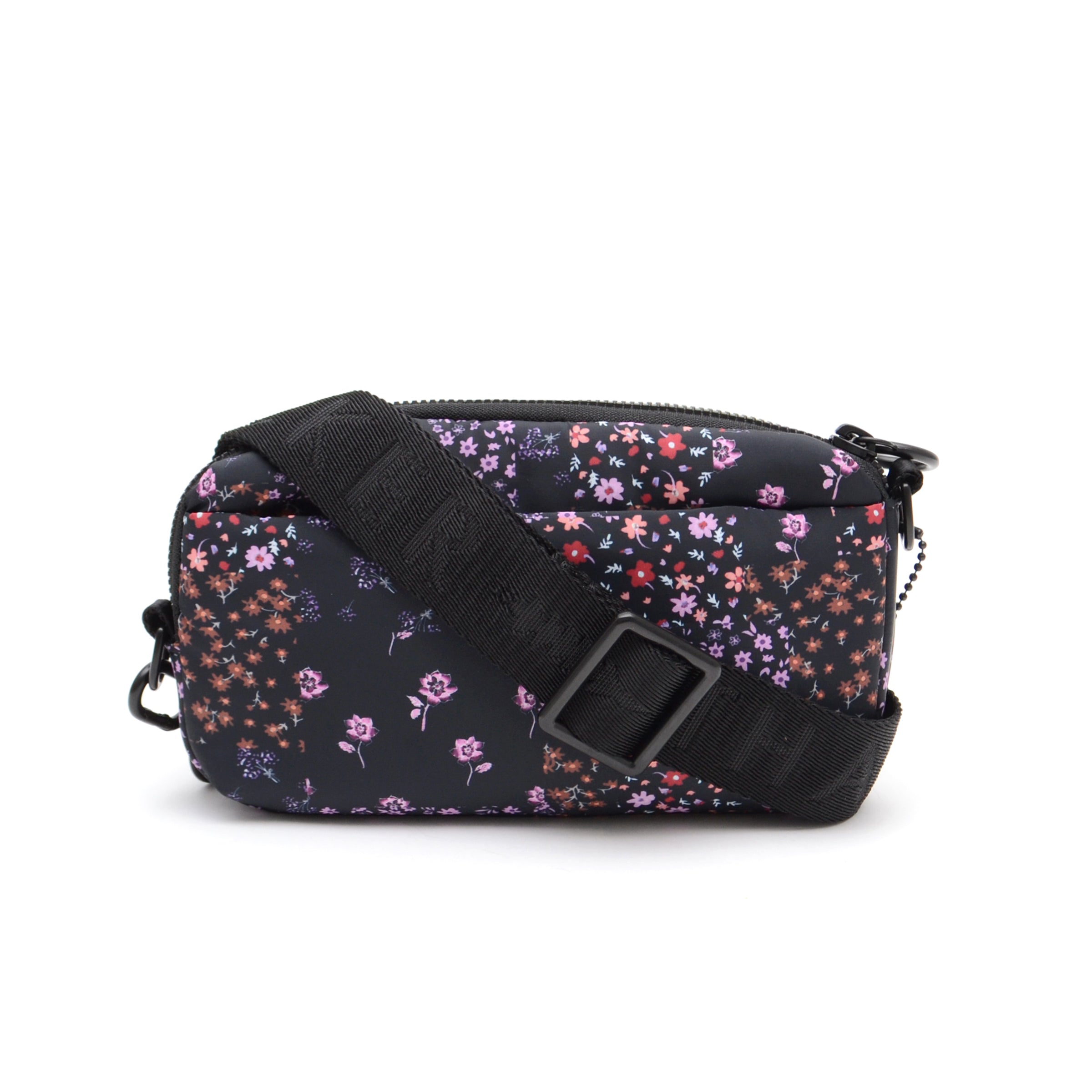 Feather 3 in 1 Belt Bag | Black Rose Nylon