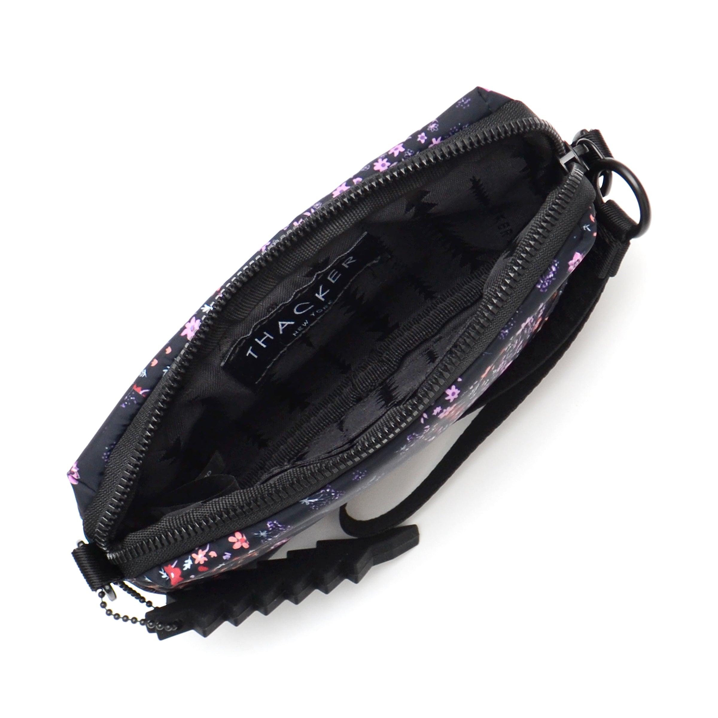 Feather 3 in 1 Belt Bag | Black Rose Nylon