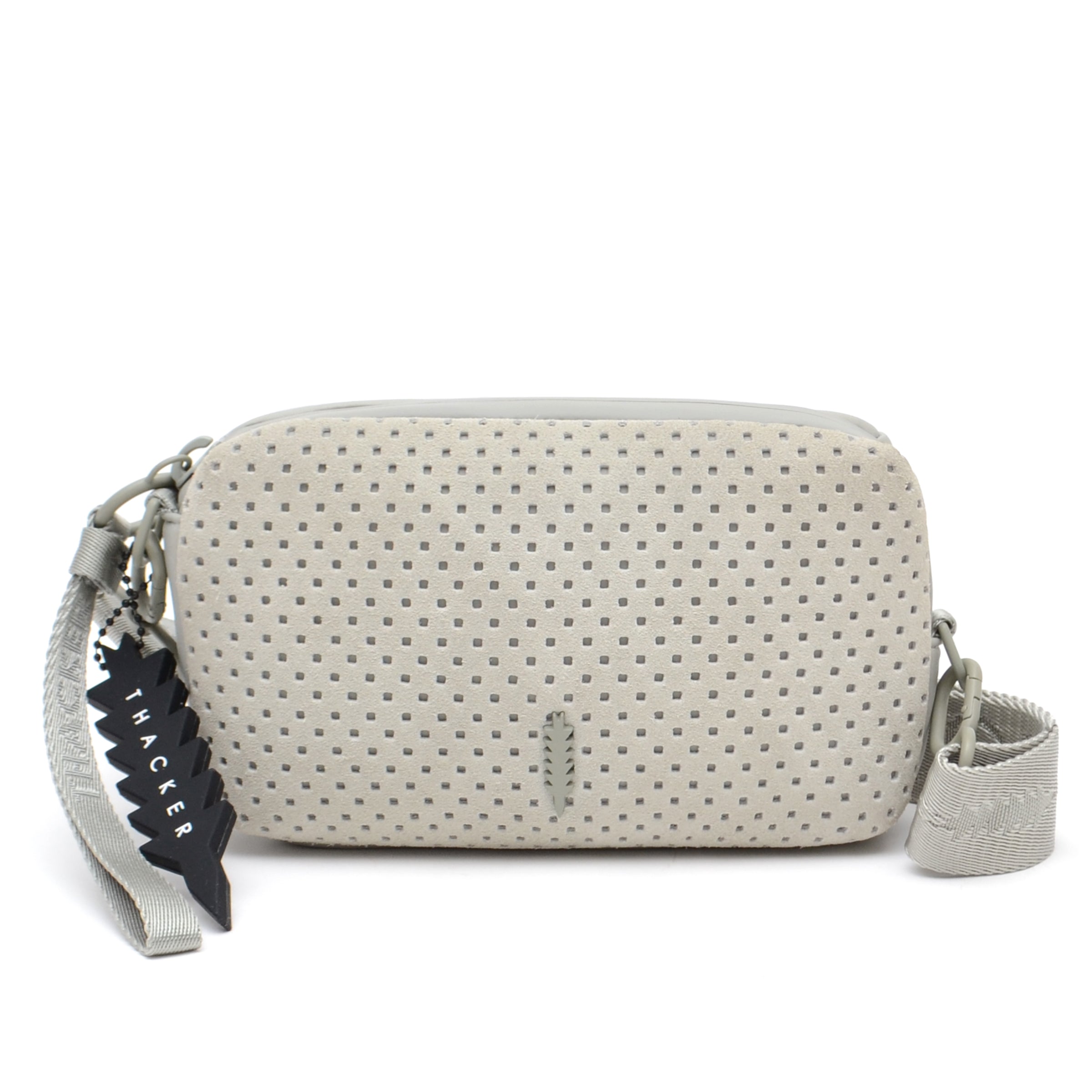 Cocoon 3 in 1 Phone Bag | Perforated Suede Grey