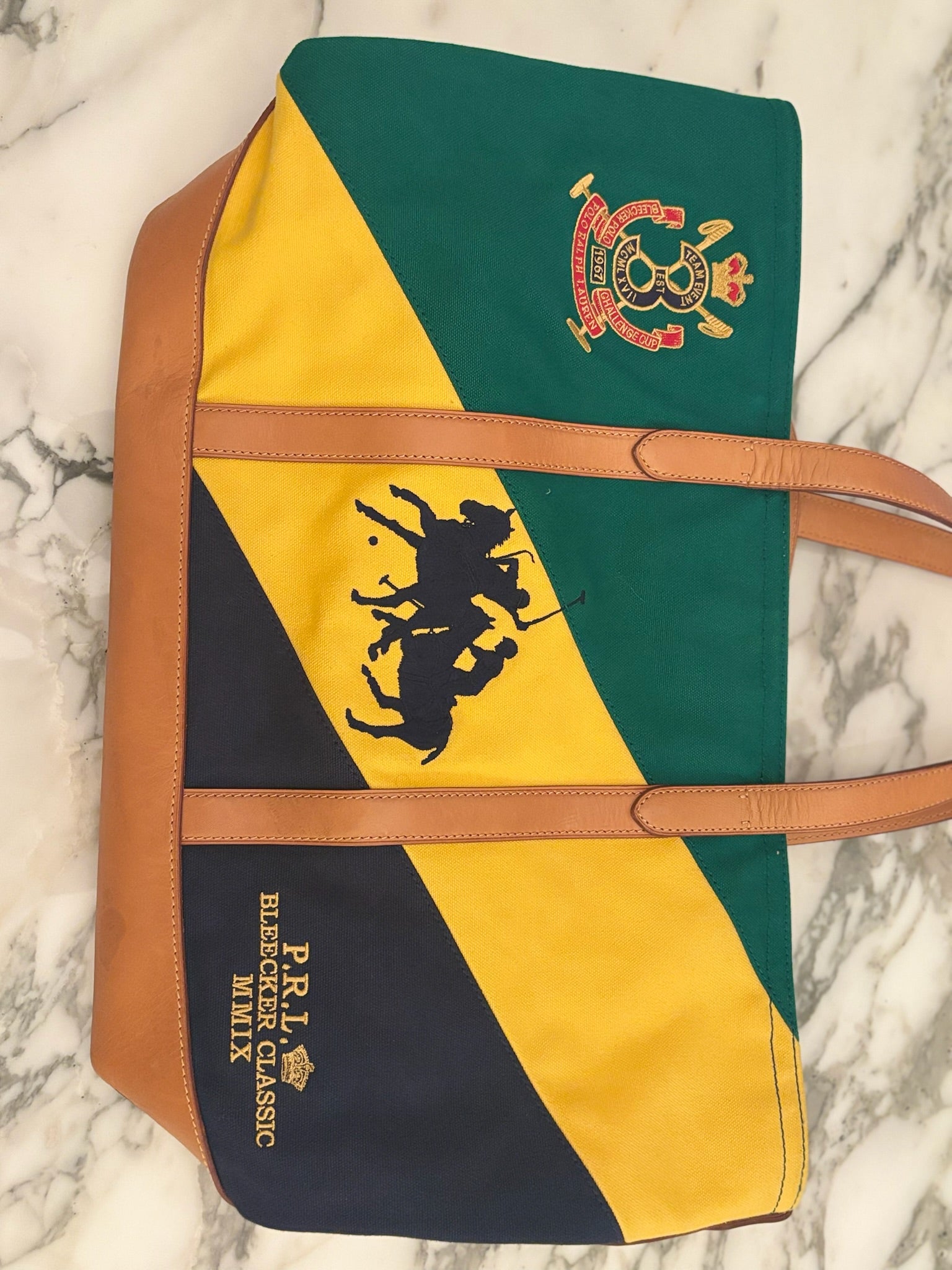 2010 Ralph Lauren Canvas Prototype Tote