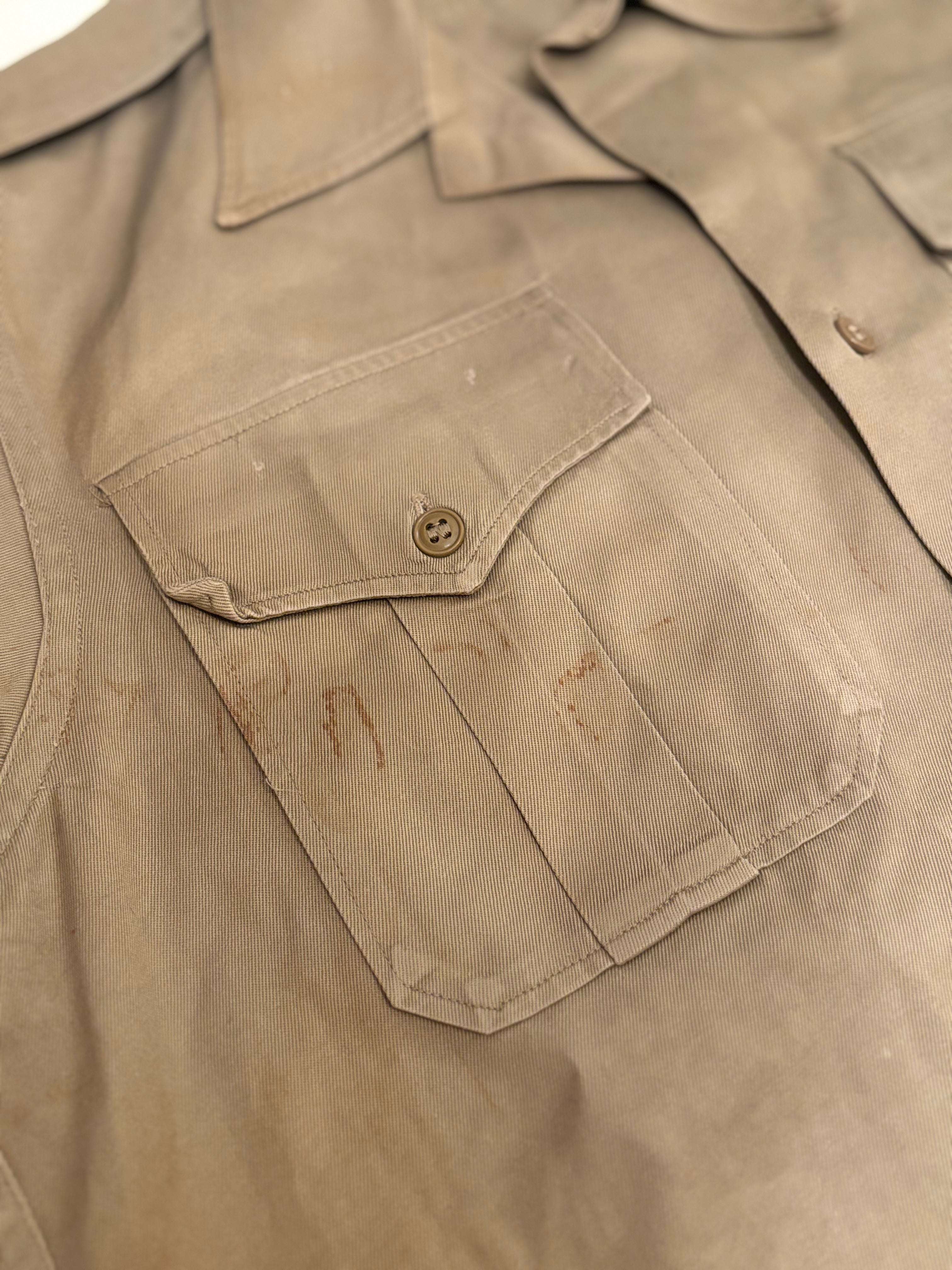 1960s American Tropical Officer Shirt
