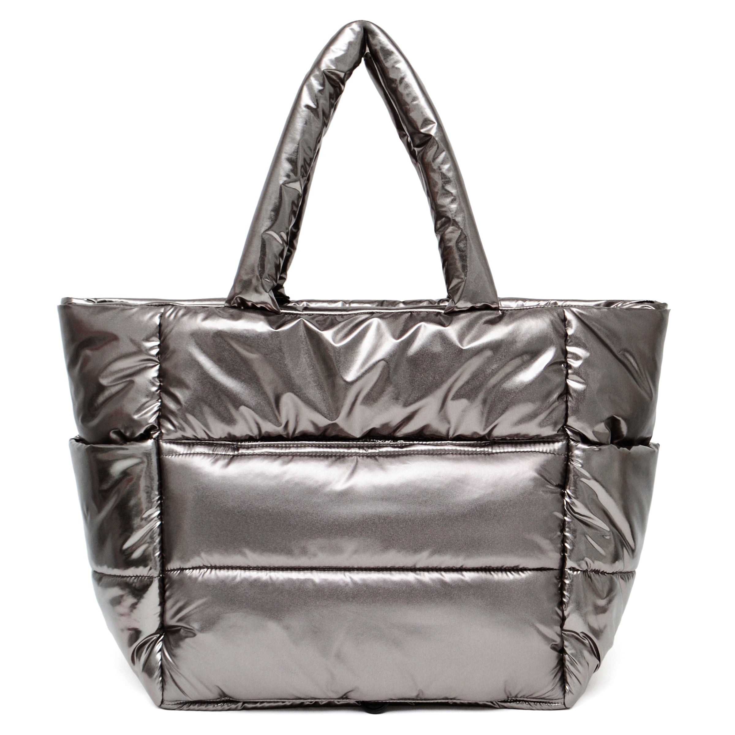 Feather Escape Tote | Pewter Nylon