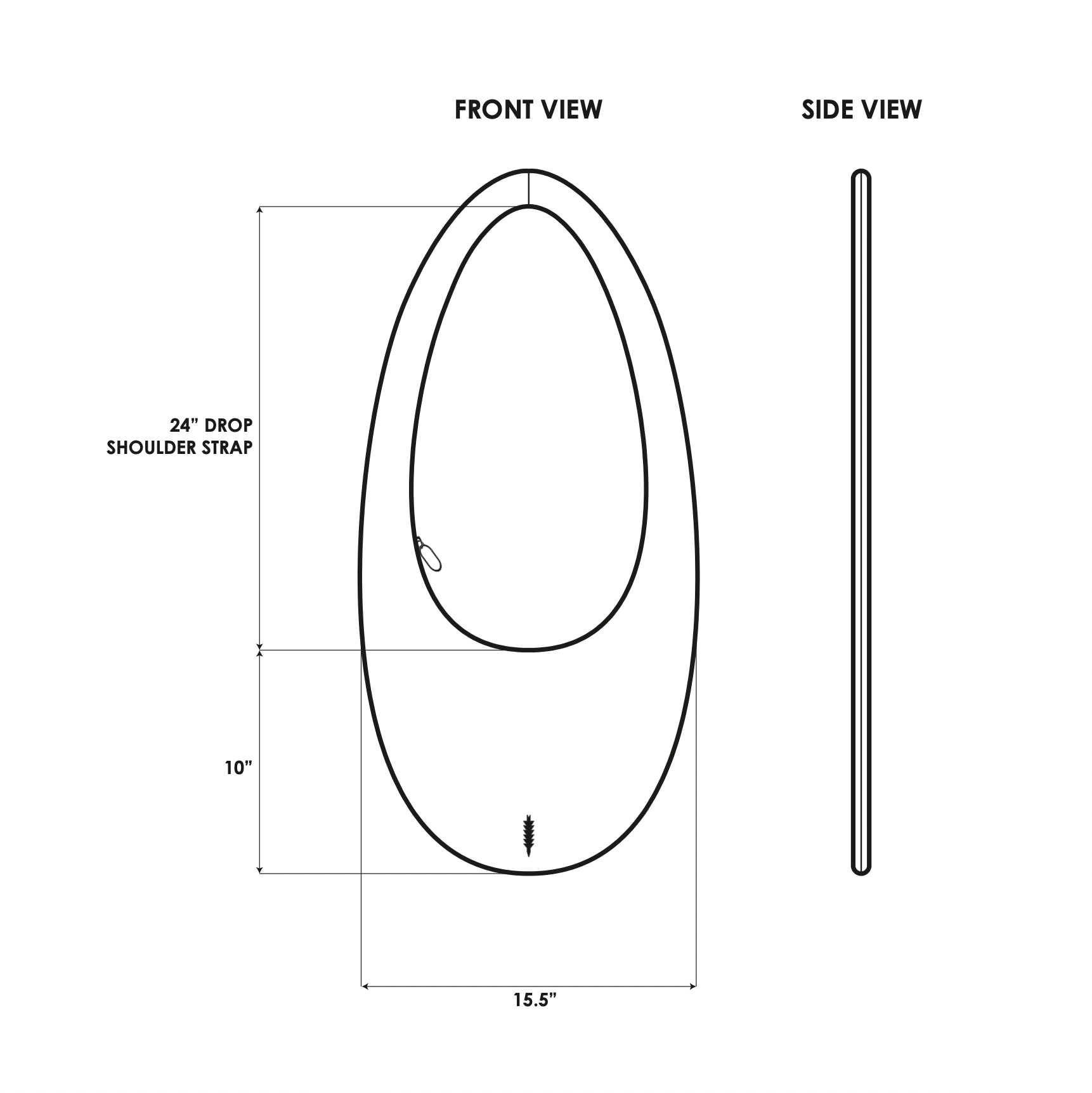 Cloud Teardrop Sling