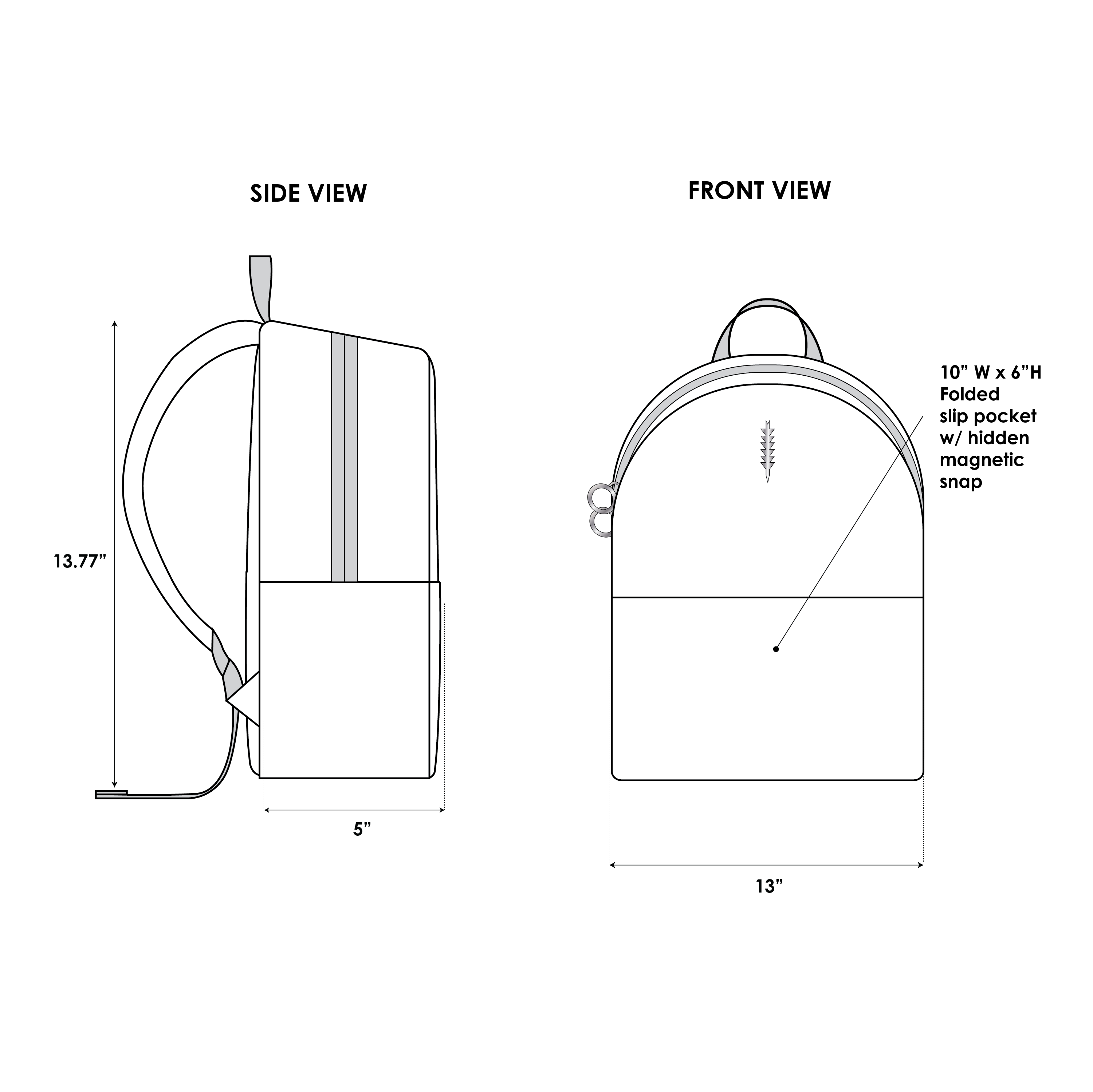 Cocoon Day Pack | Light Grey Neoprene