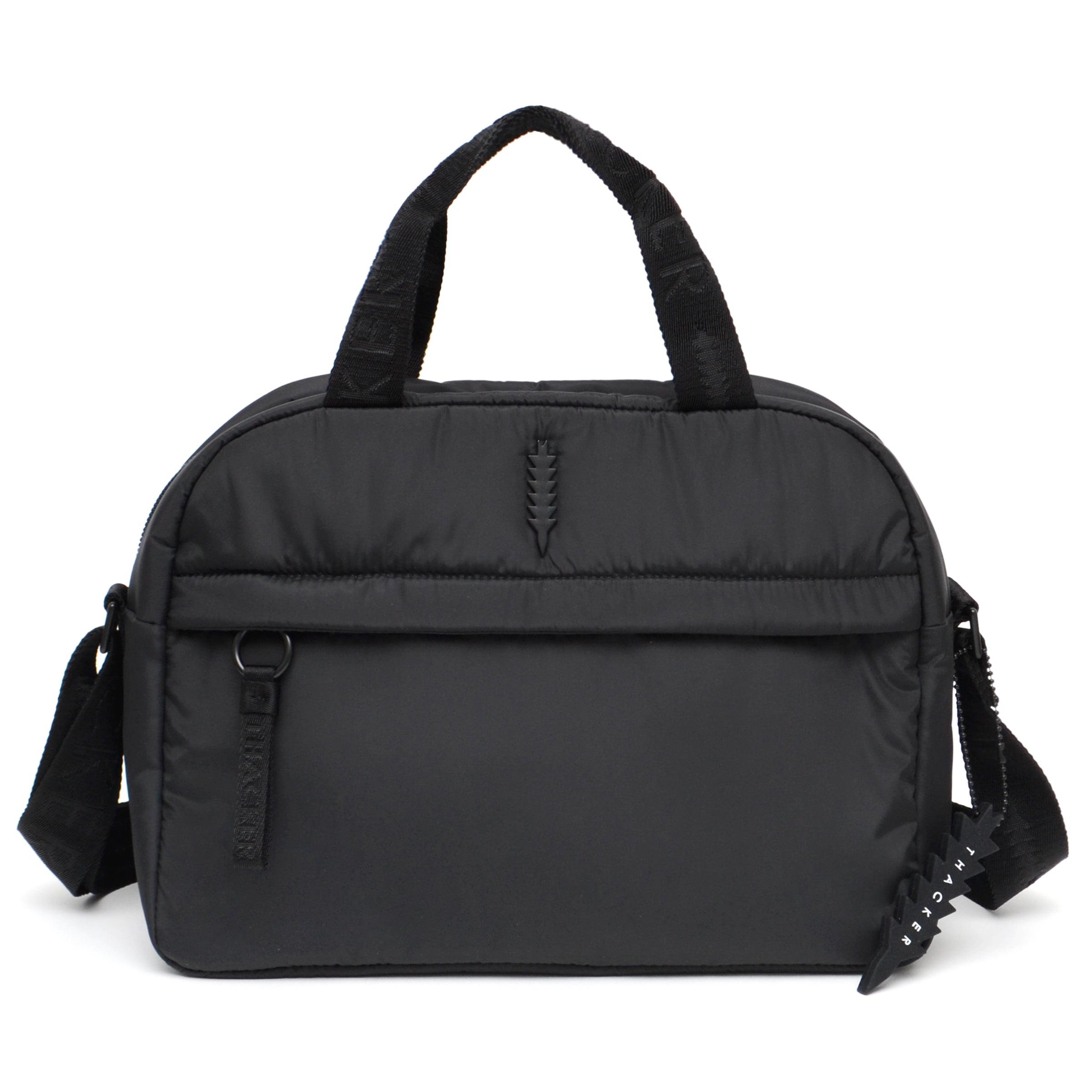 Feather Day Duffle | Black Nylon