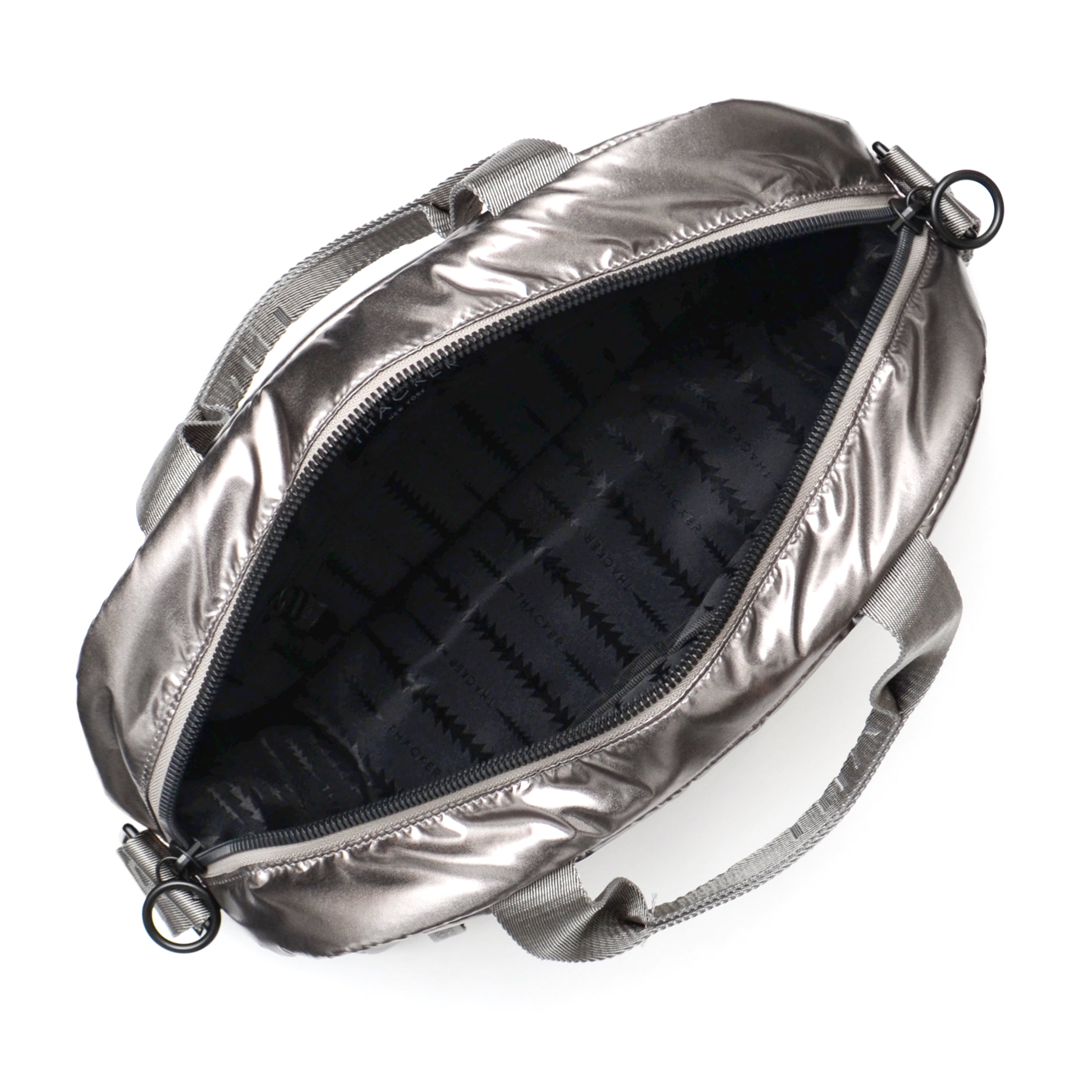 Feather Day Duffle | Pewter Nylon