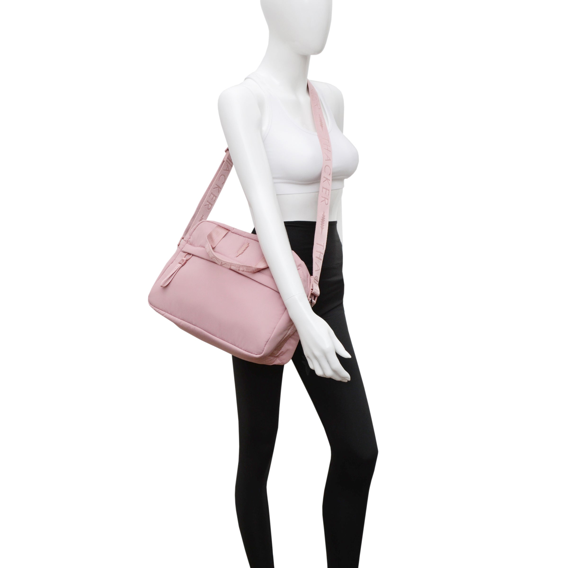 Feather Day Duffle | Rose Blush Nylon