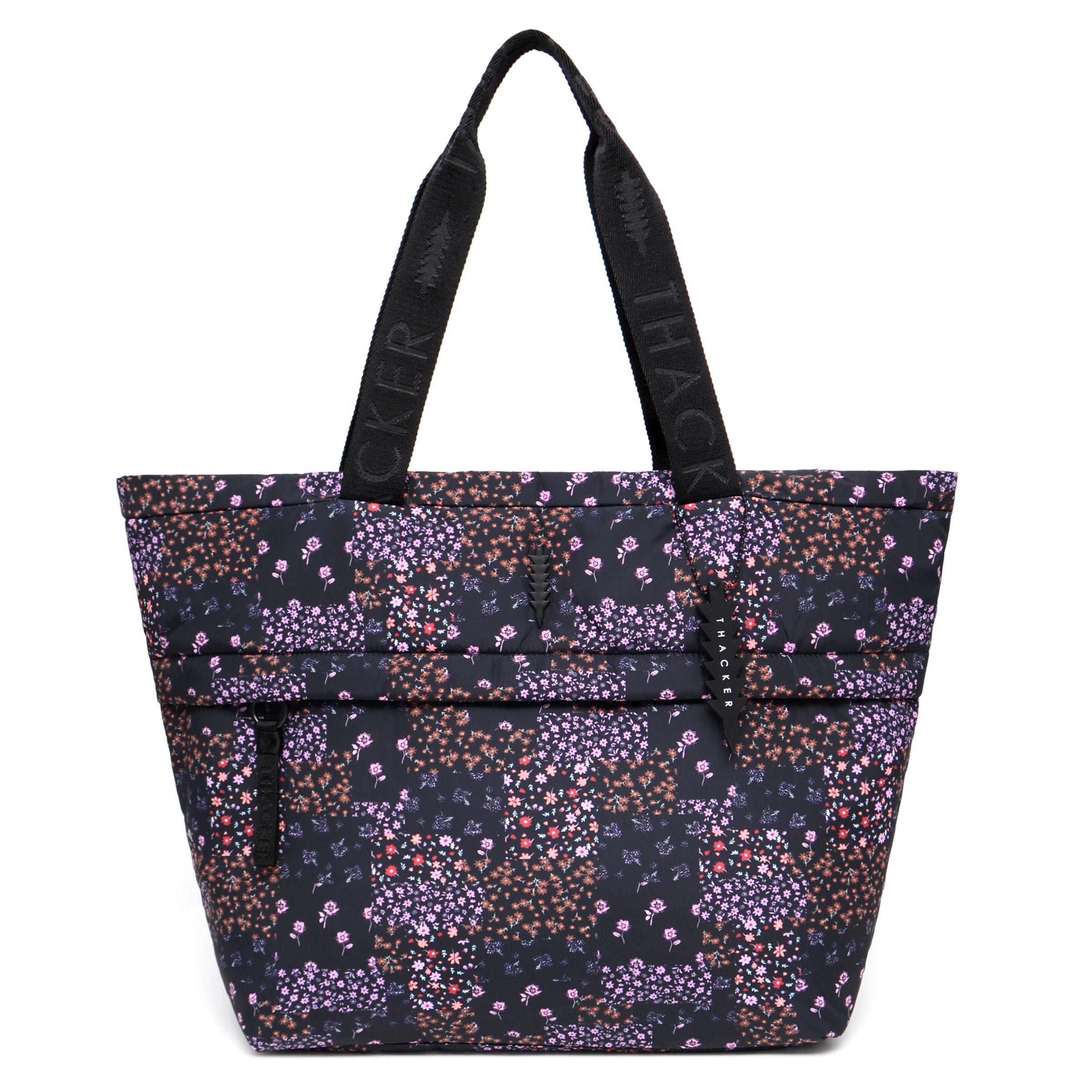 Feather Large Carryall | Black Rose Nylon