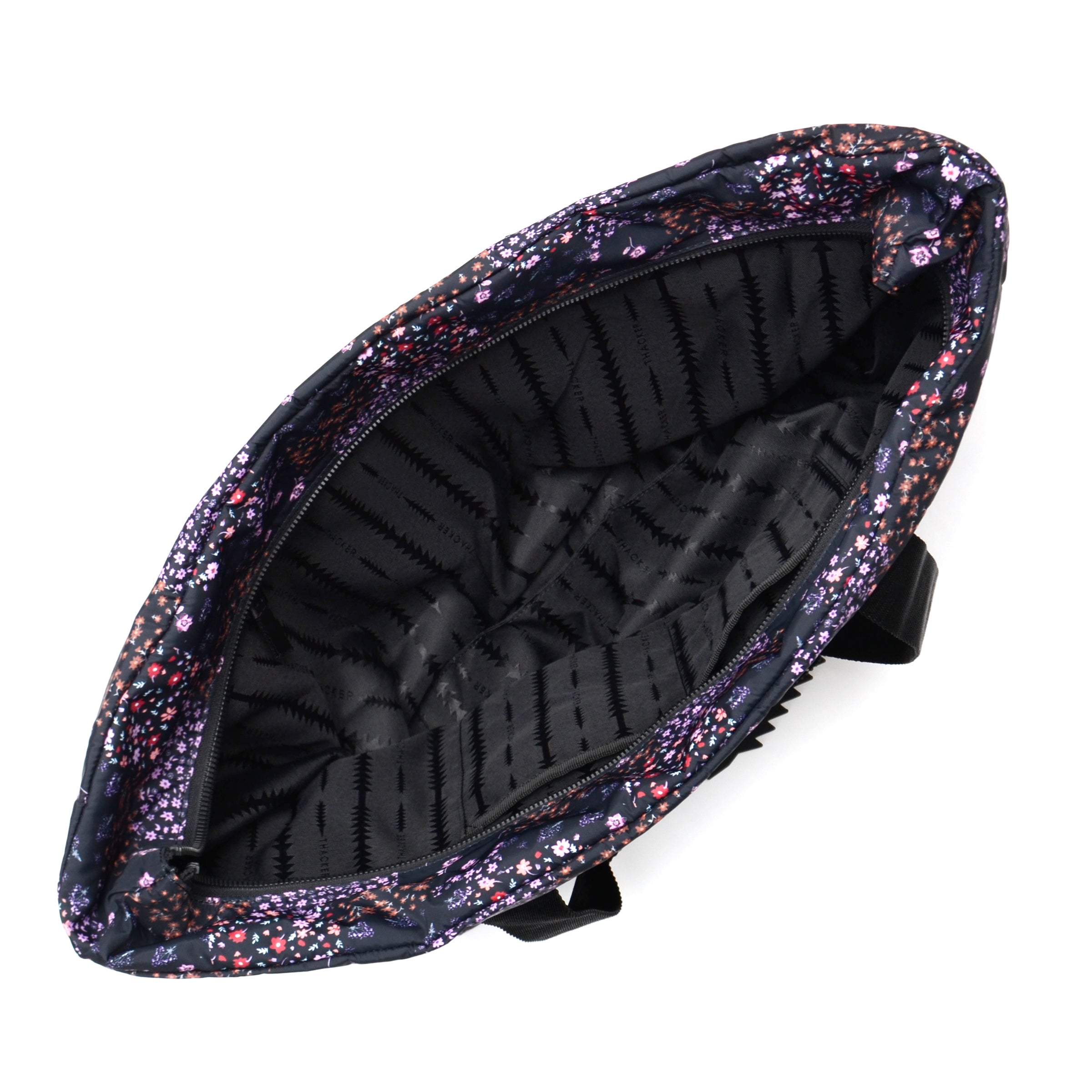 Feather Large Carryall | Black Rose Nylon