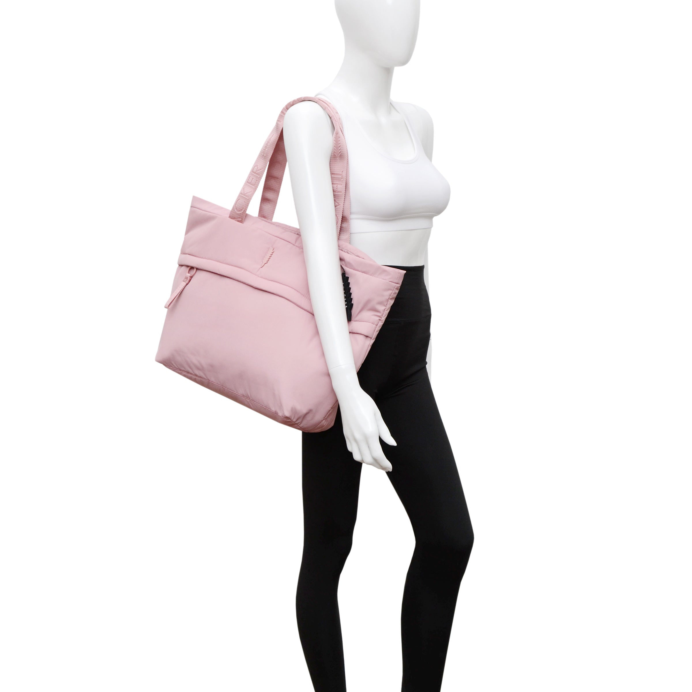Feather Large Carryall | Rose Blush Nylon