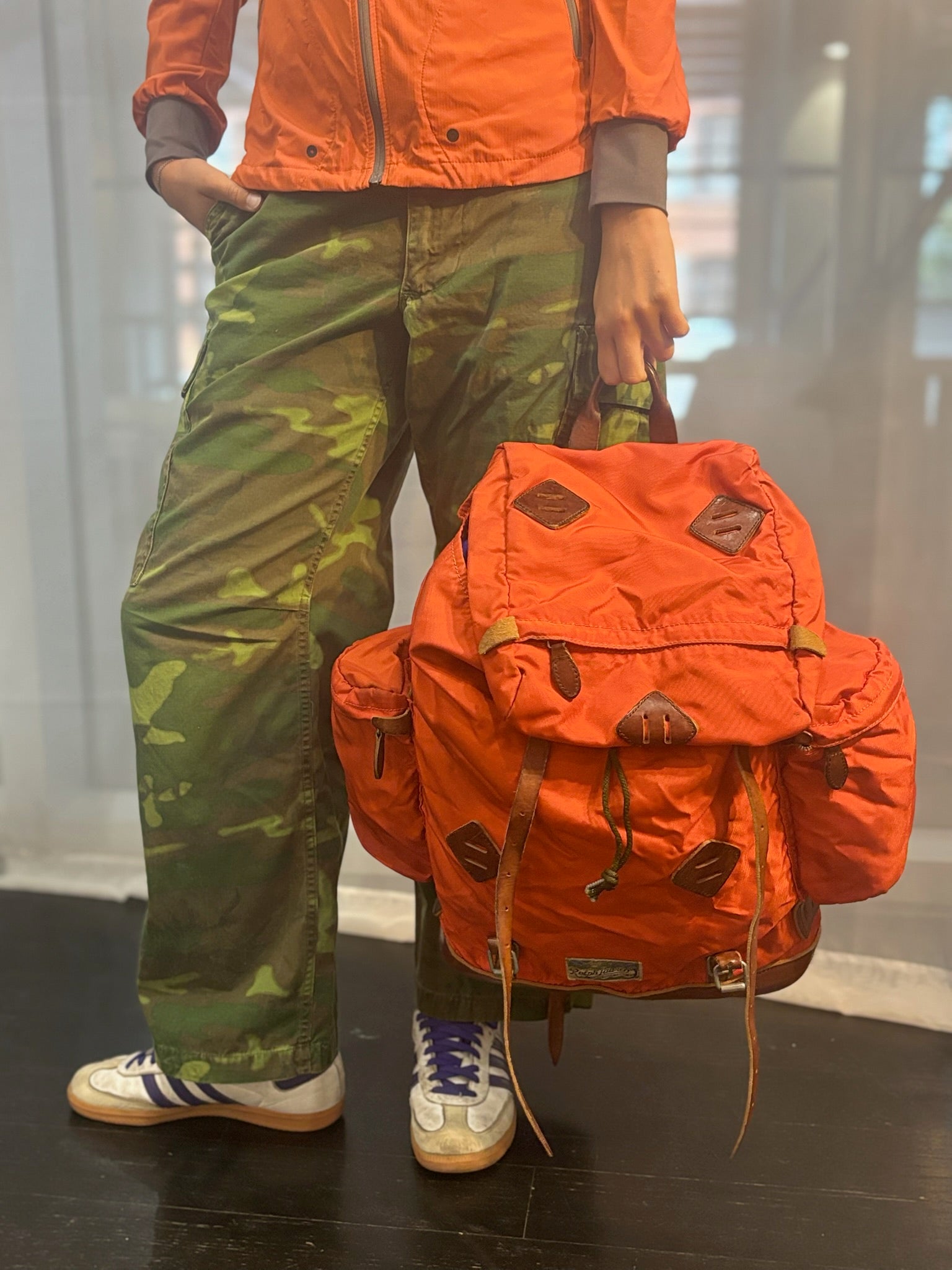 Ralph Lauren Nylon/Leather Mountaineering Backpack – THACKER