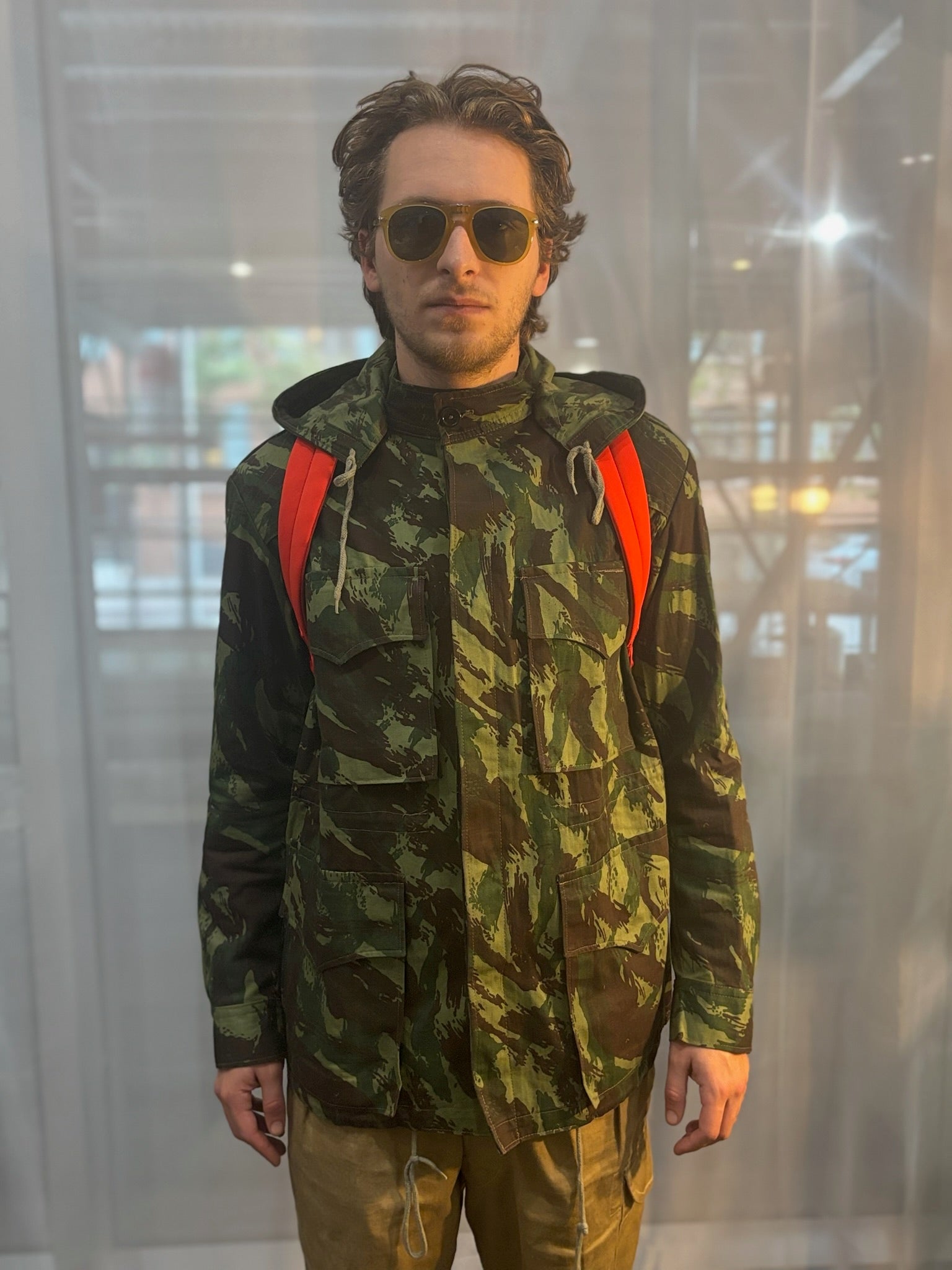 1980s Portuguese Brushstroke Camo Field Jacket