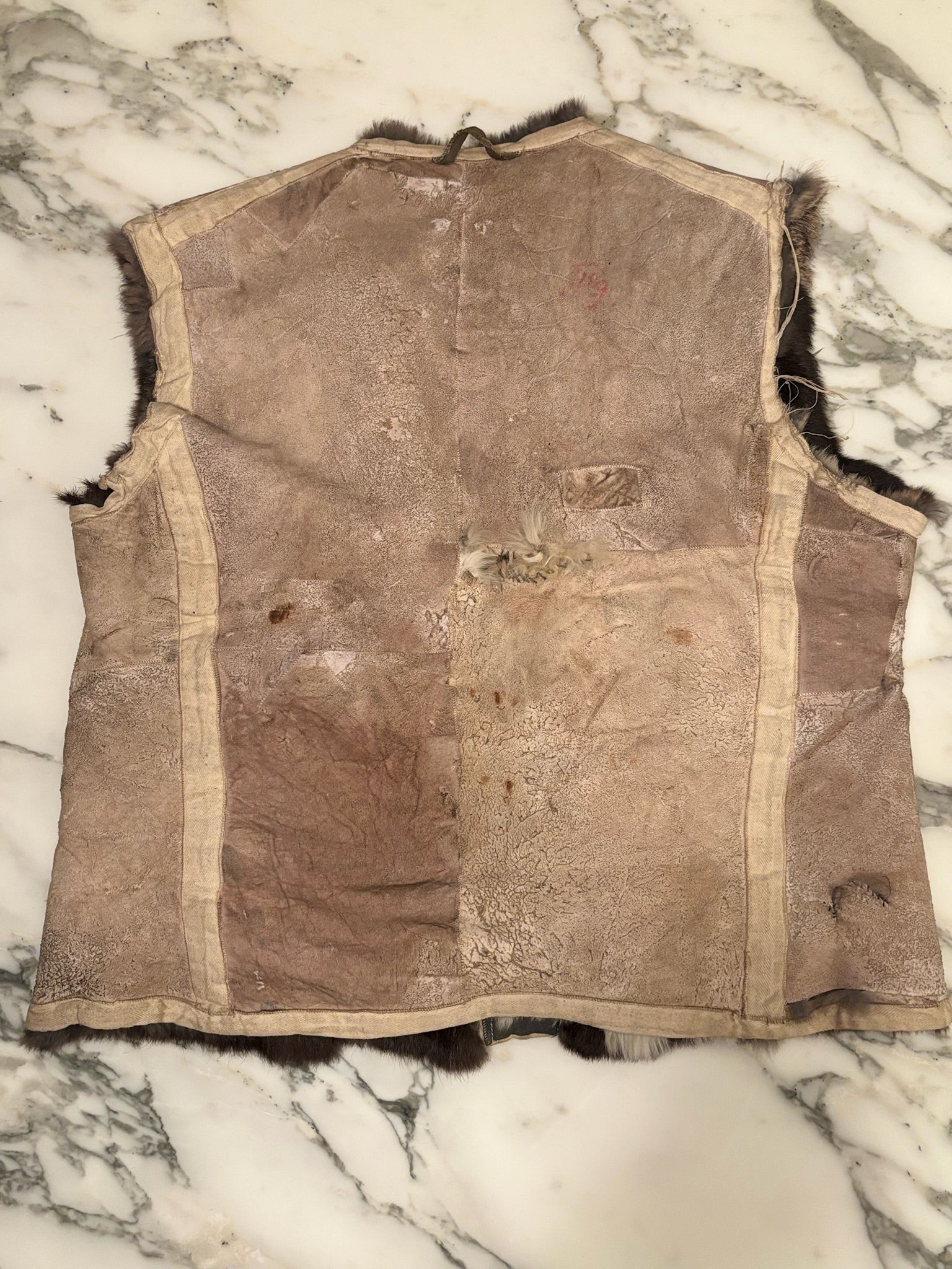 1940s European Reversible Fur Vest