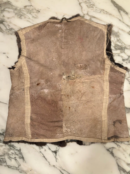 1940s European Reversible Fur Vest