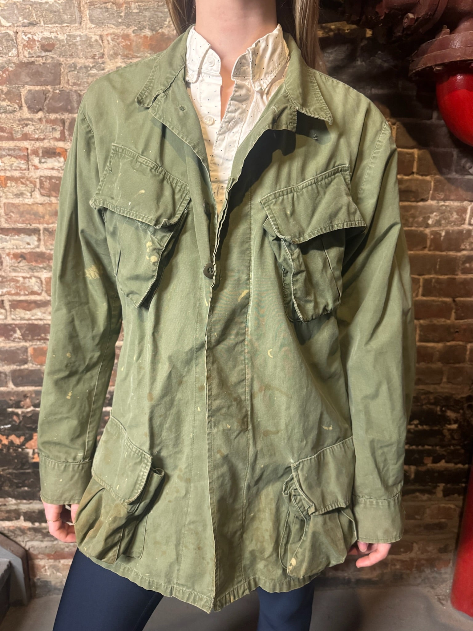 Jungle Jacket, 3rd Pattern w/ Paint Splatter