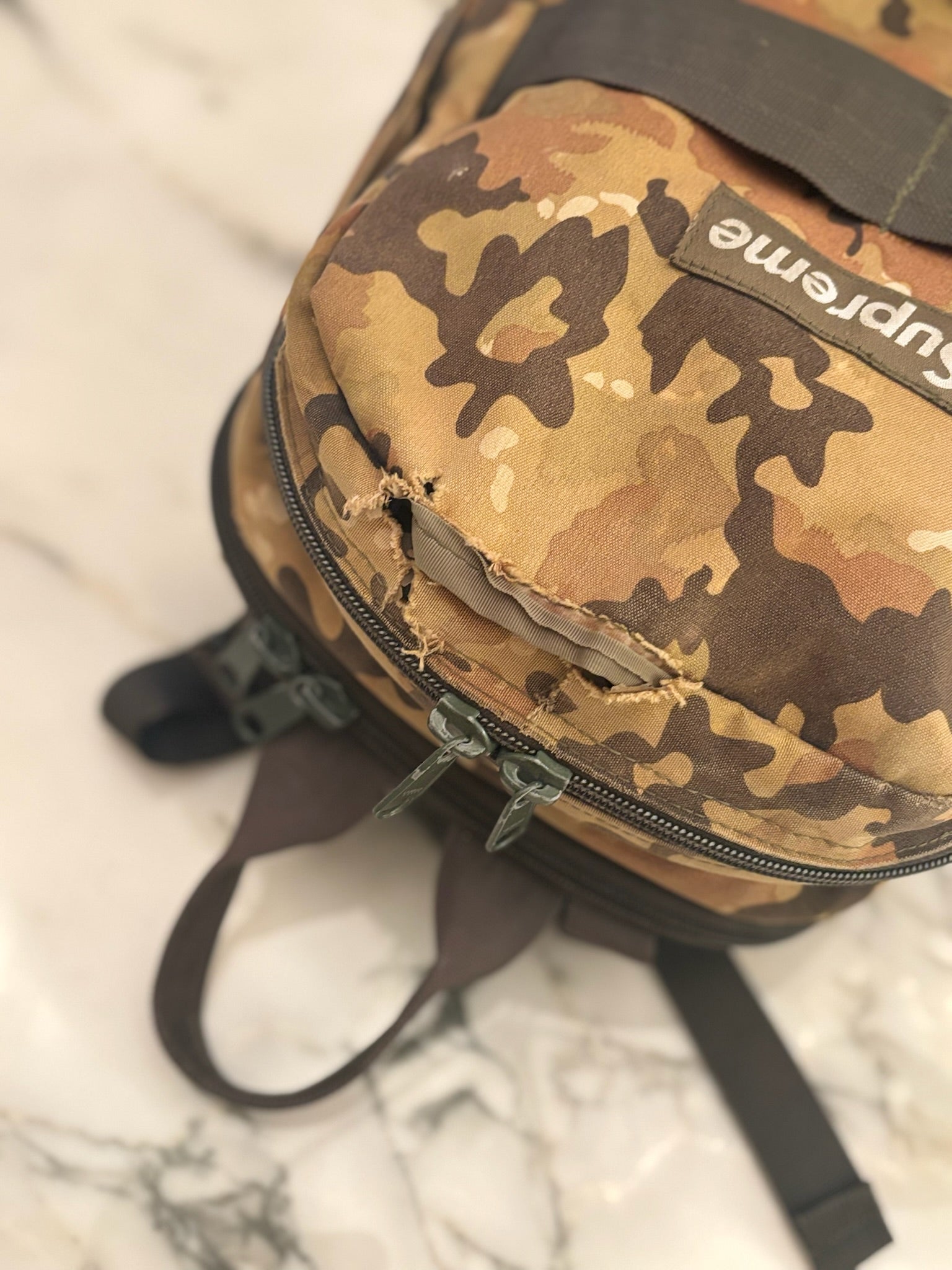 2003 Supreme Camo Bag