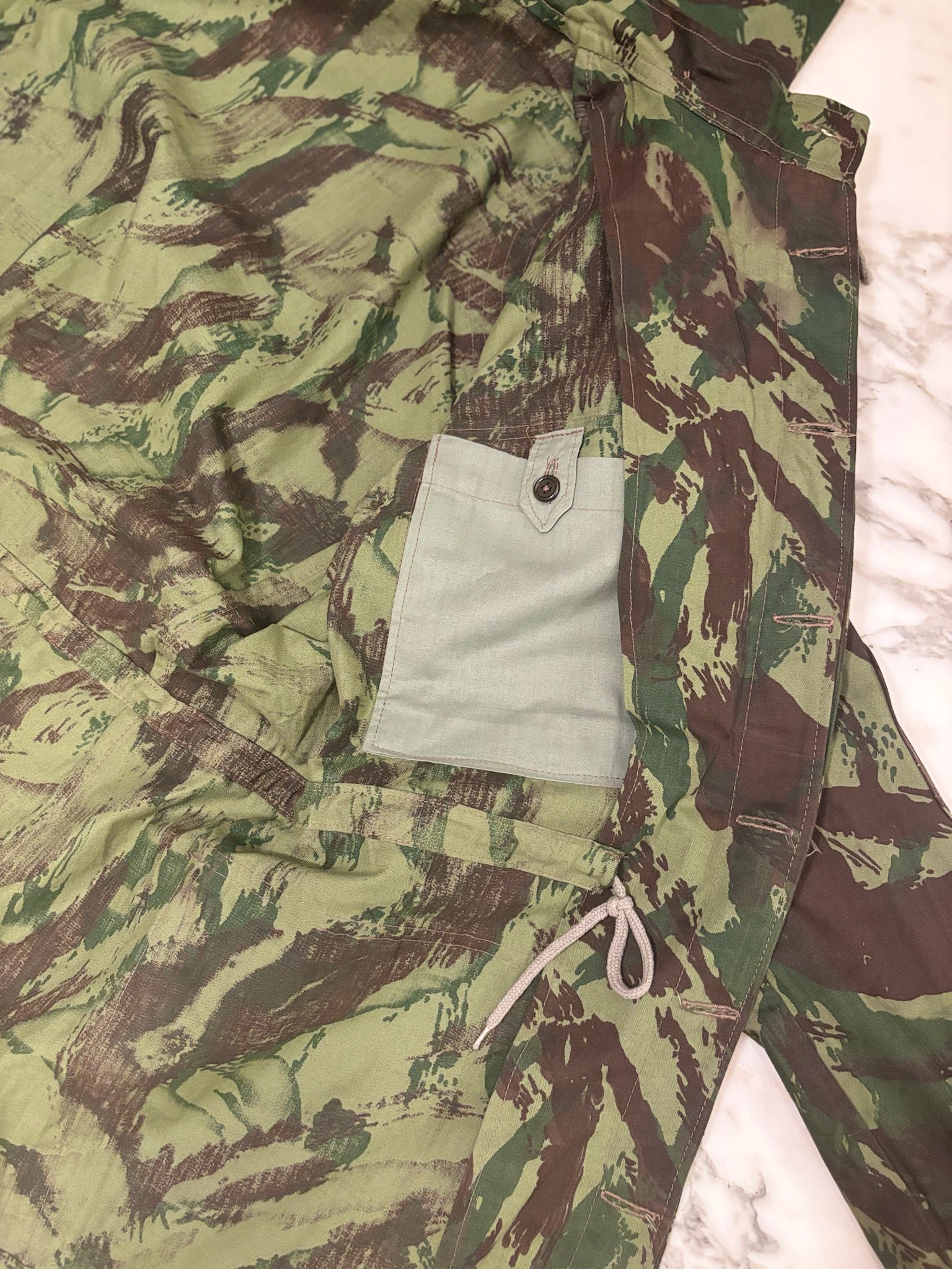 1980s Portuguese Brushstroke Camo Field Jacket