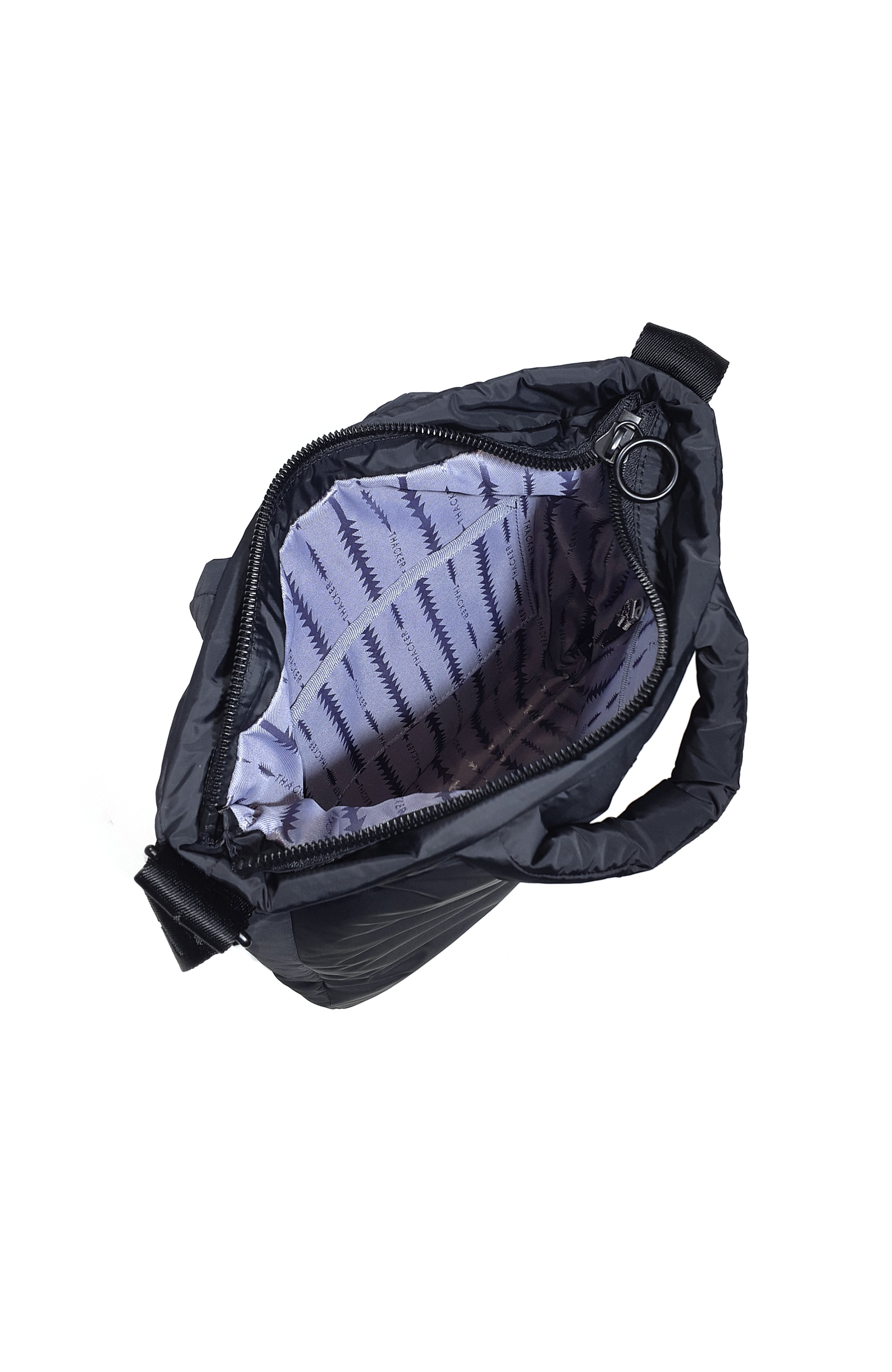 Feather Laptop Tote | Black Nylon