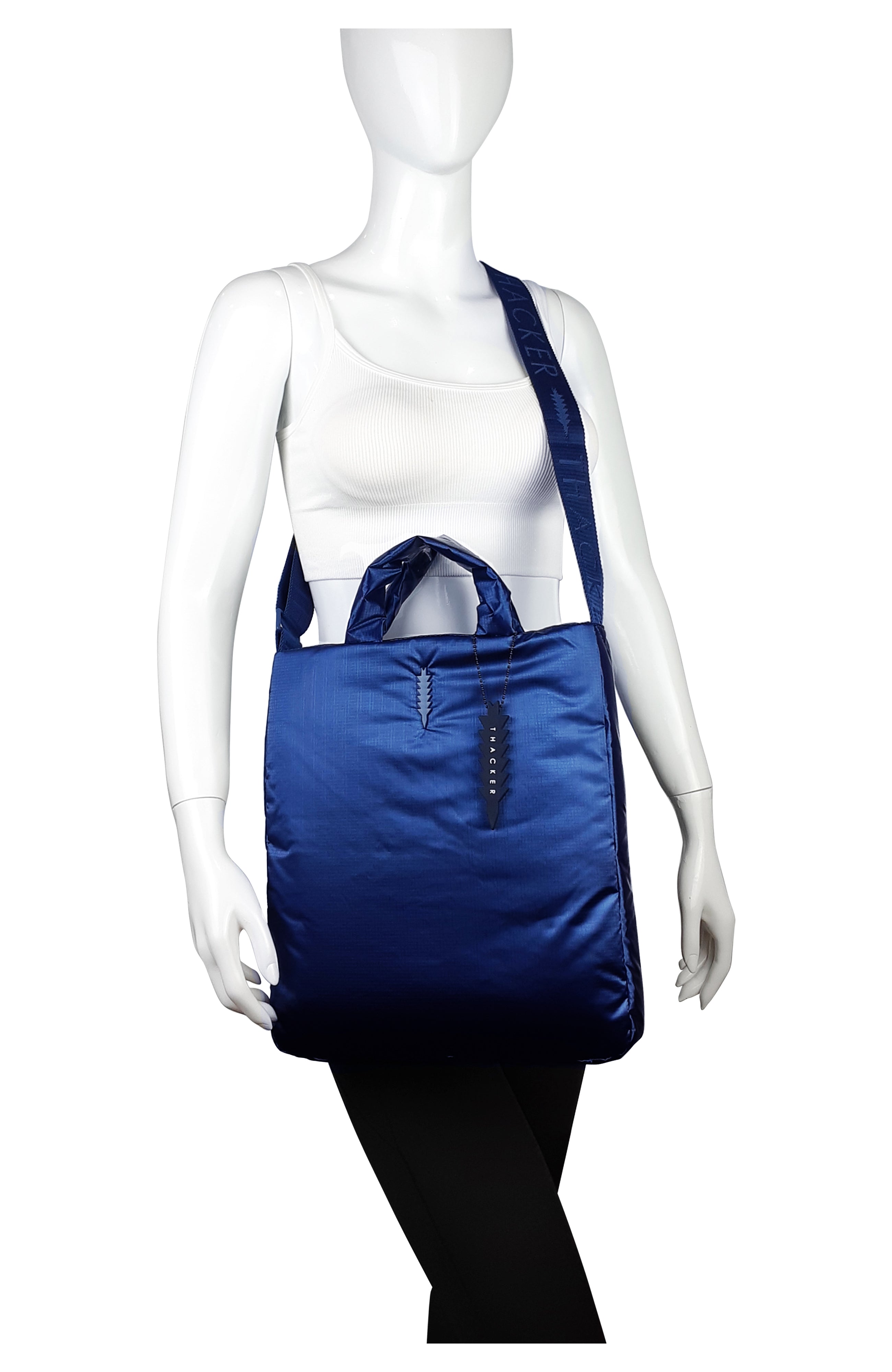 Feather Laptop Tote | Indigo Ripstop Nylon