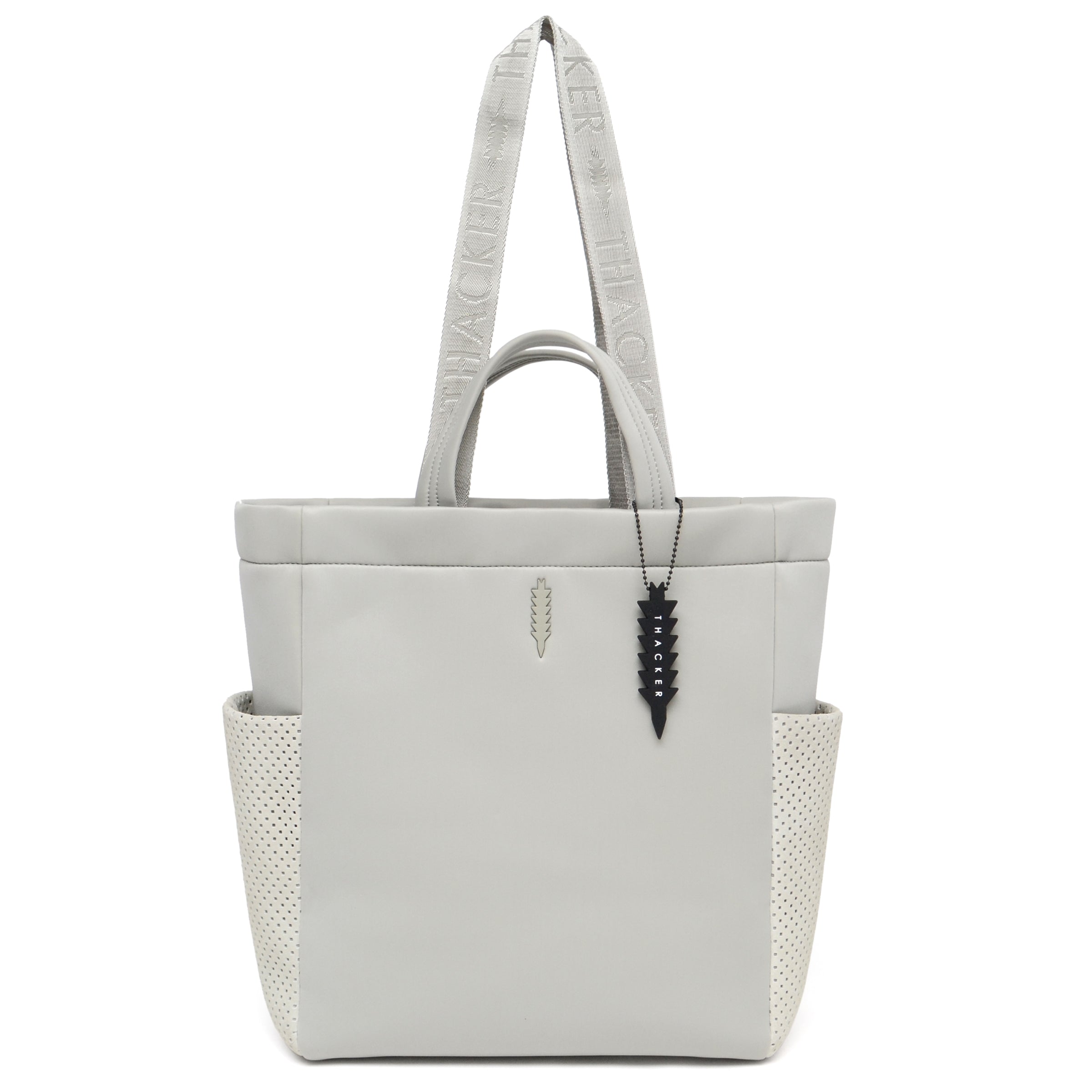 Cocoon Day Tote | Perforated Suede Grey