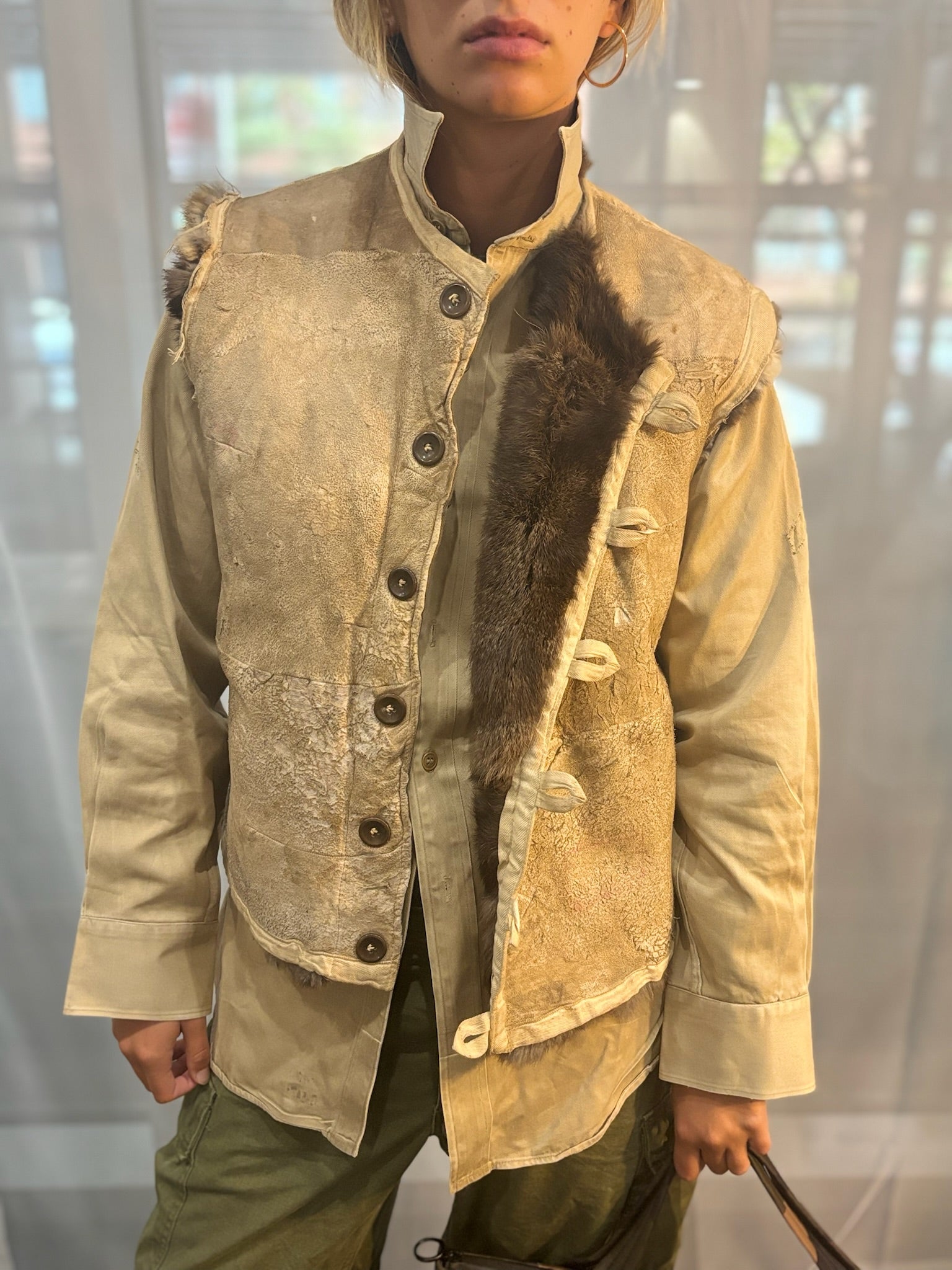 1940s European Reversible Fur Vest