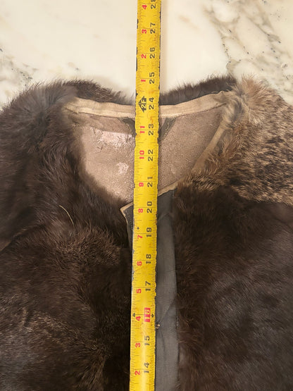 1940s European Reversible Fur Vest