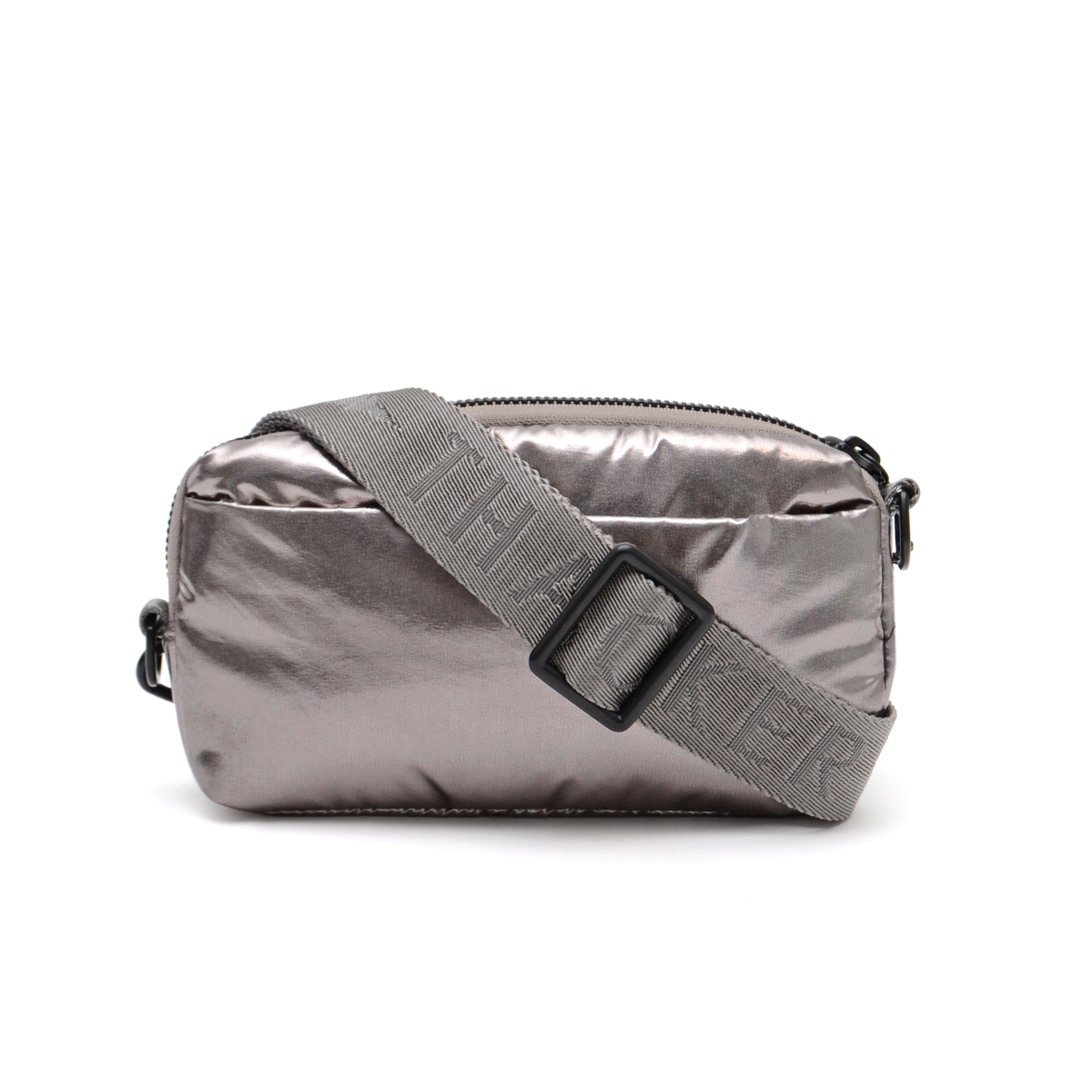Feather 3 in 1 Phone Bag | Pewter Nylon