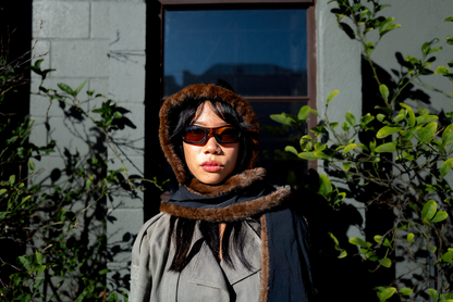 Strata Hooded Scarf | Black