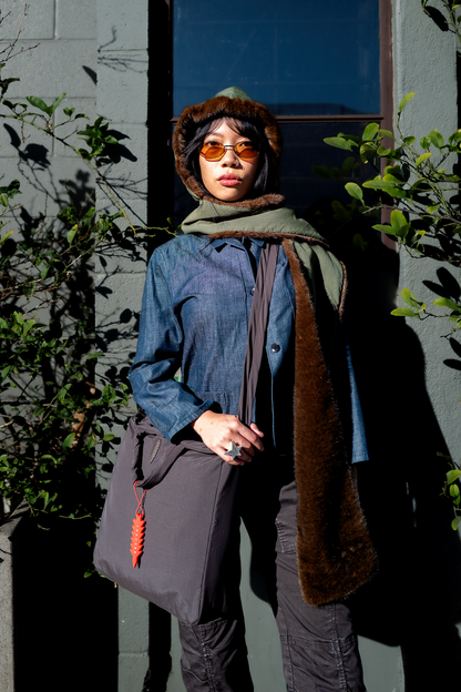 Strata Hooded Scarf | Forest