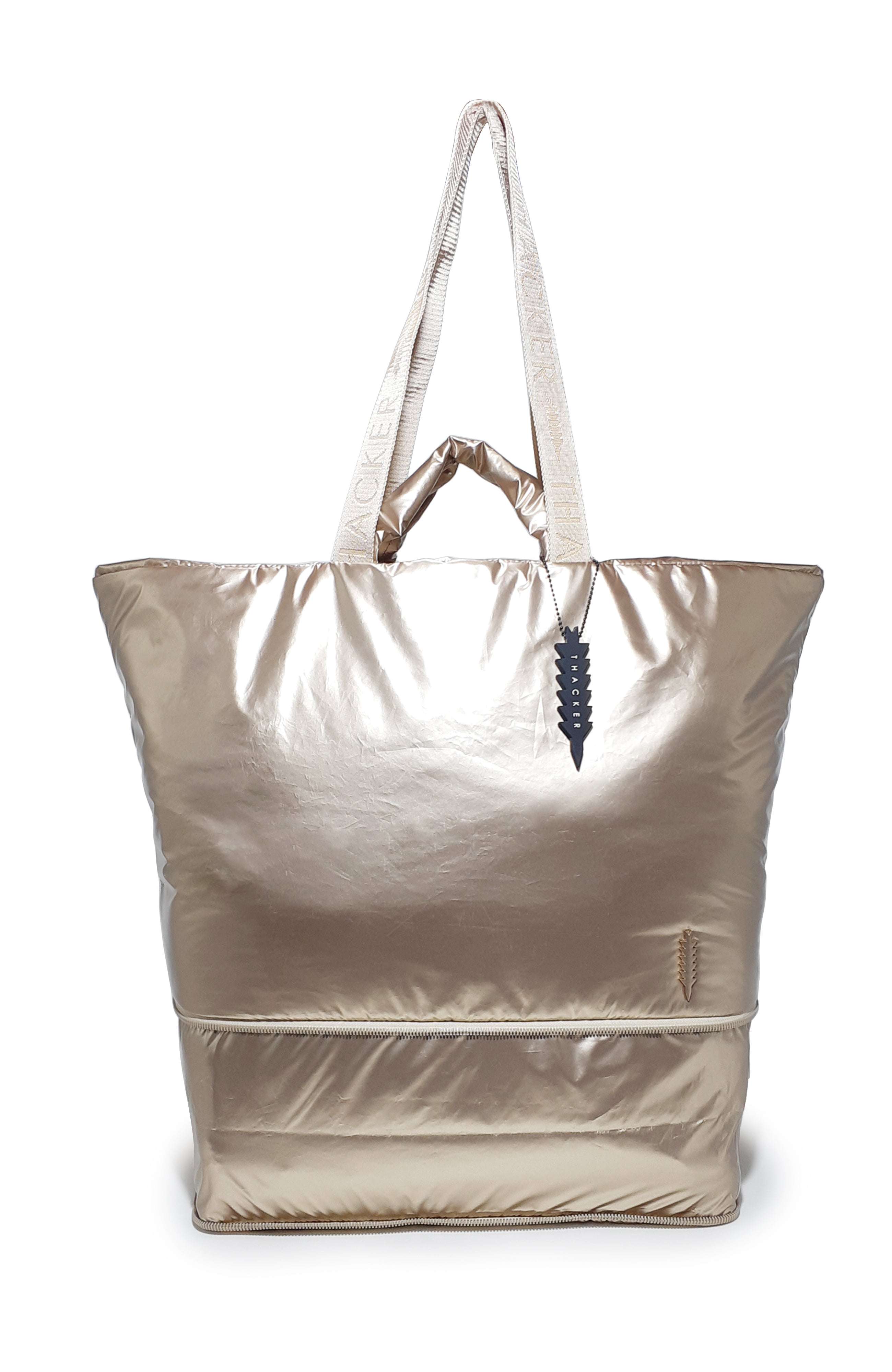 Feather Expedition Tote | Champagne