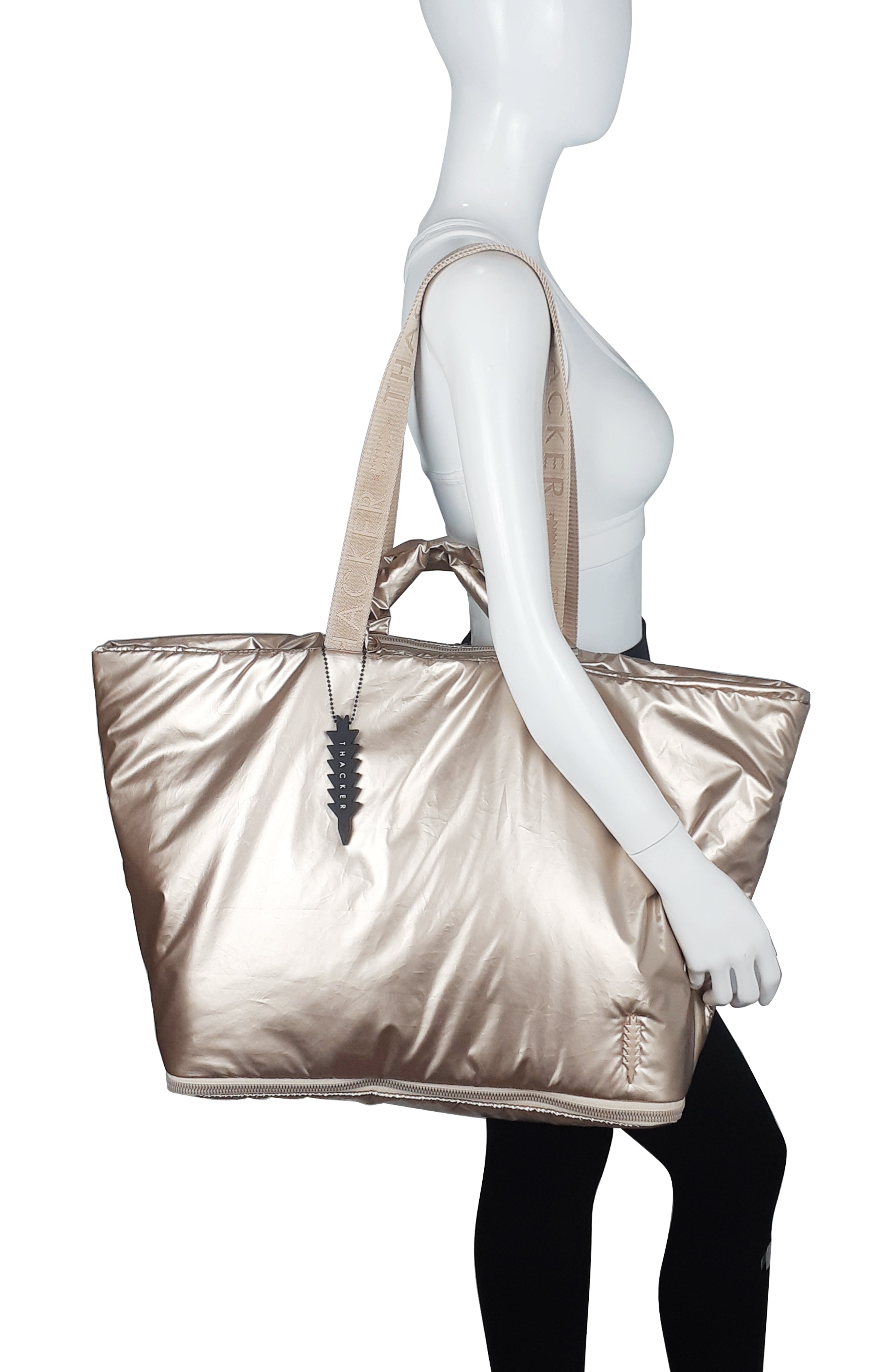 Feather Expedition Tote | Champagne