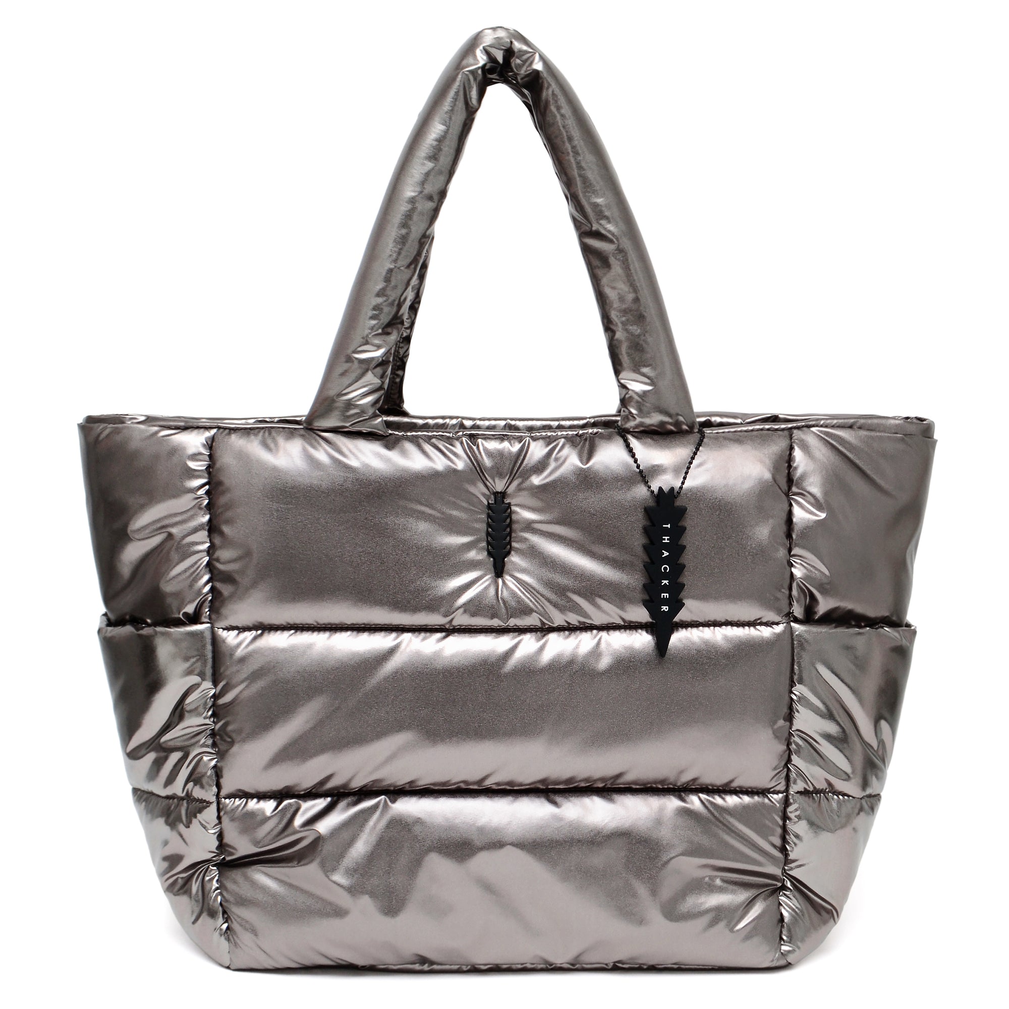 Feather Escape Tote | Pewter Nylon