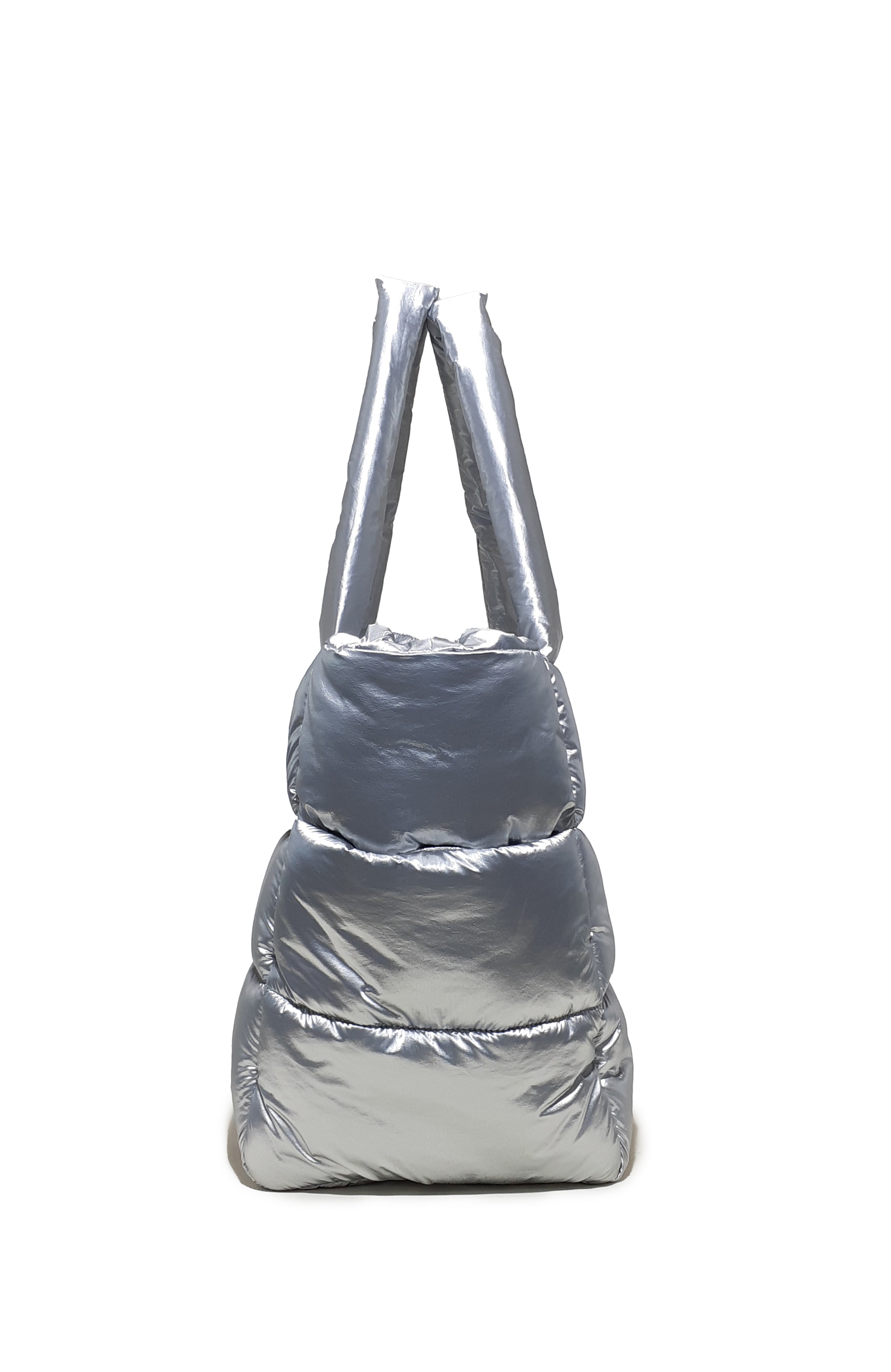 Feather Escape Tote | Matte Silver