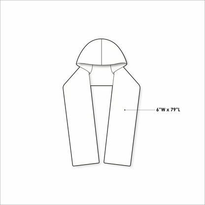 Strata Hooded Scarf