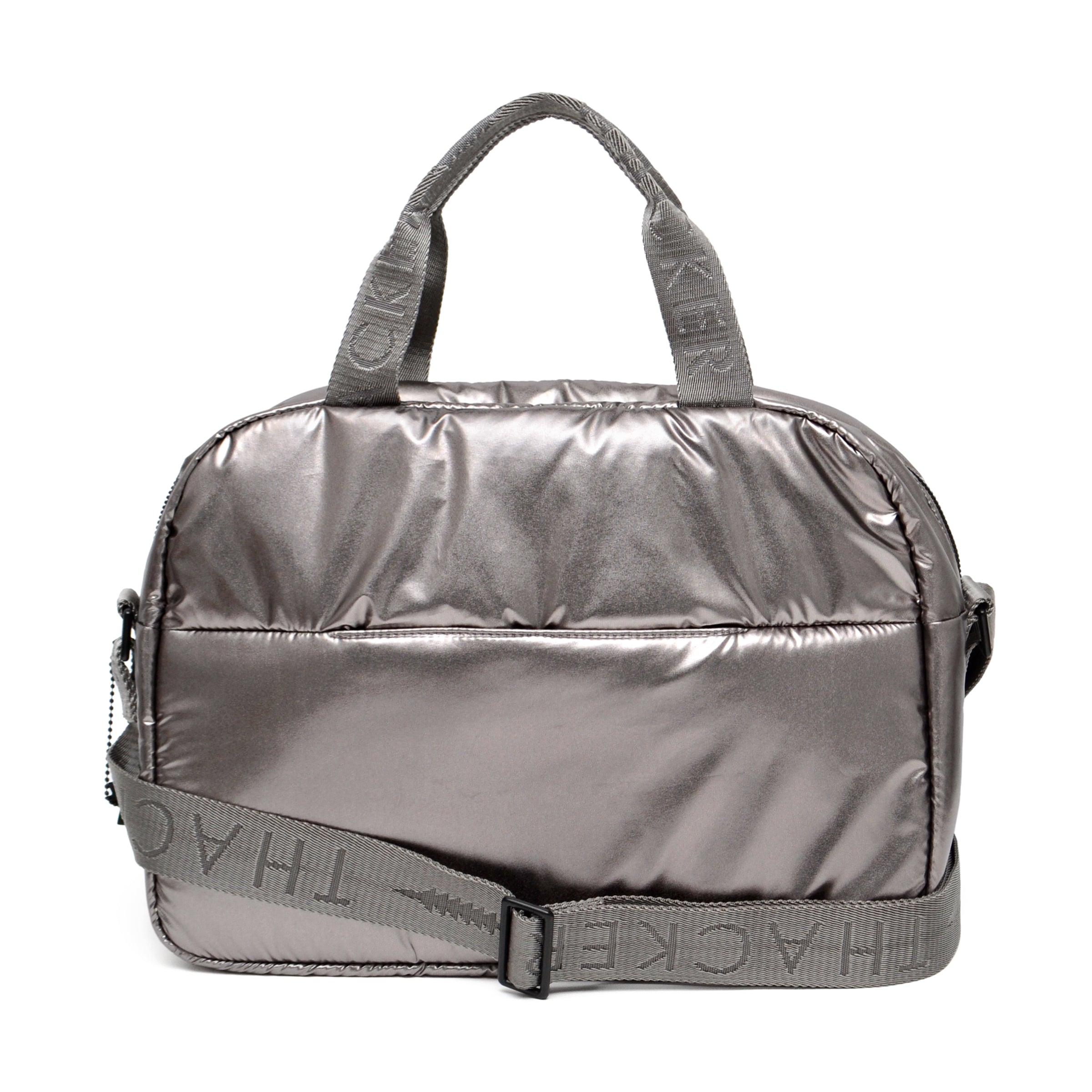 Feather Day Duffle | Pewter Nylon