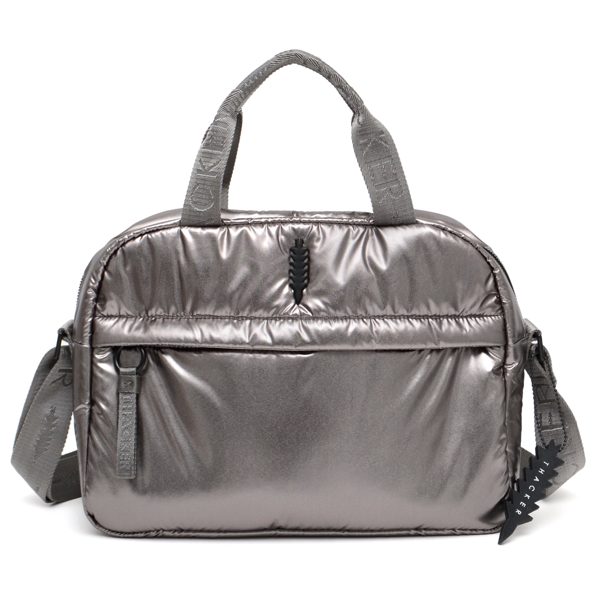 Feather Day Duffle | Pewter Nylon