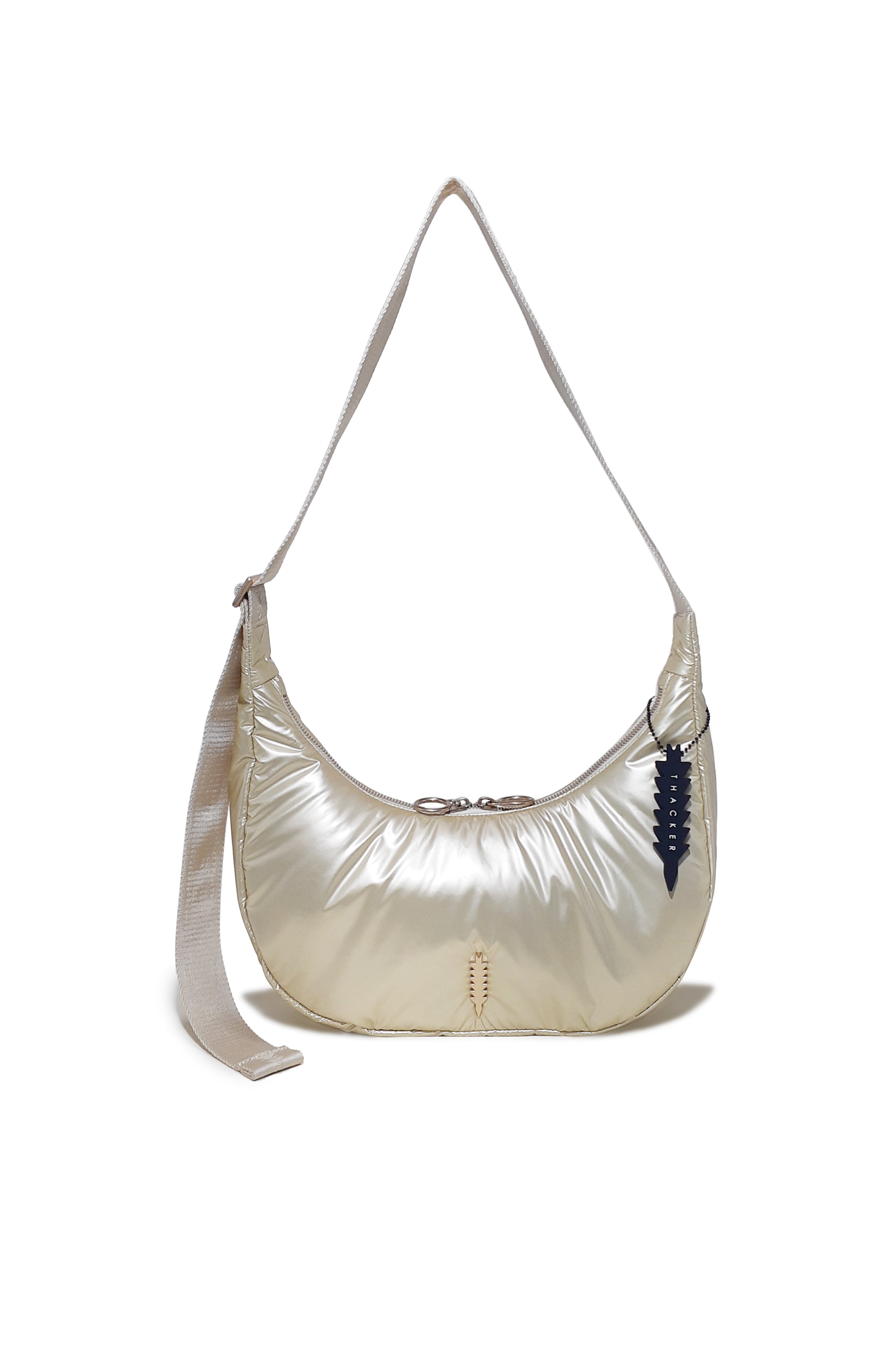 Feather Escape Sling | Pale Gold Nylon